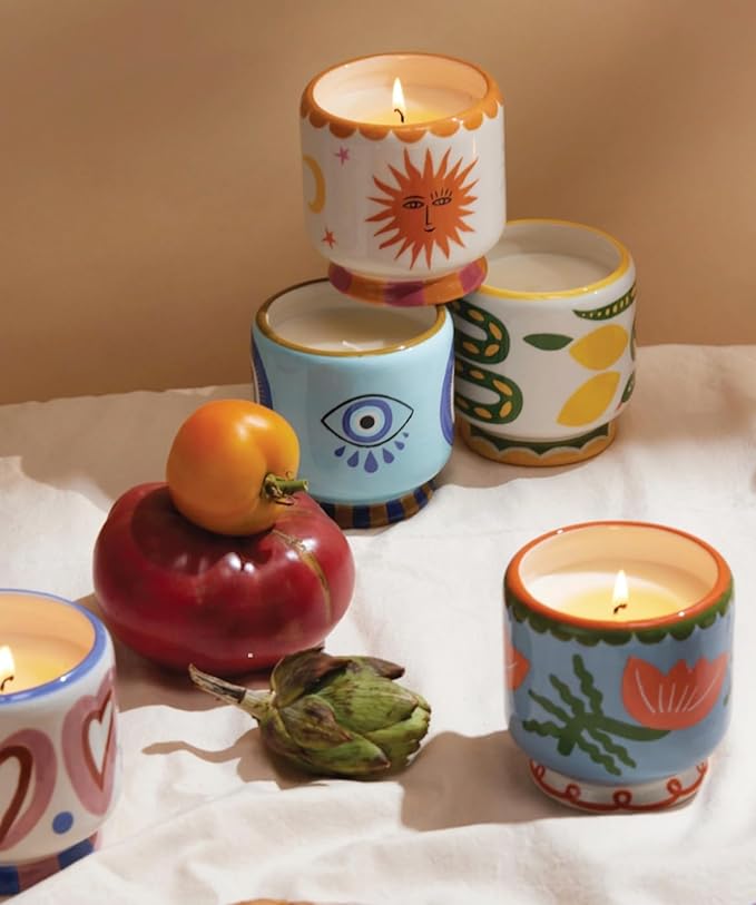 Dopo Hand-Painted Ceramic Luxury Artisan Candle