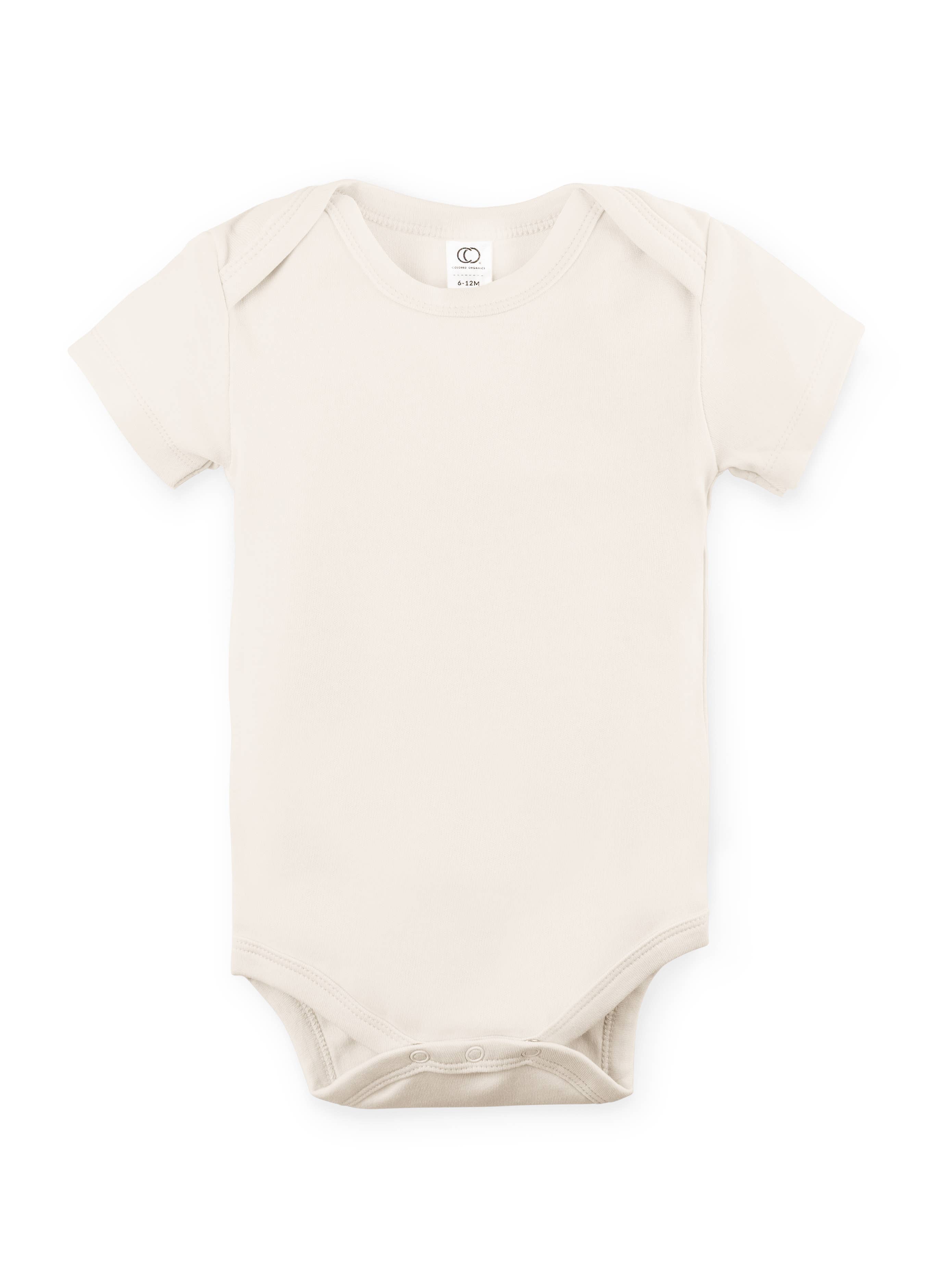 Colored Organics - Organic Baby Short Sleeve Classic Bodysuit - Natural