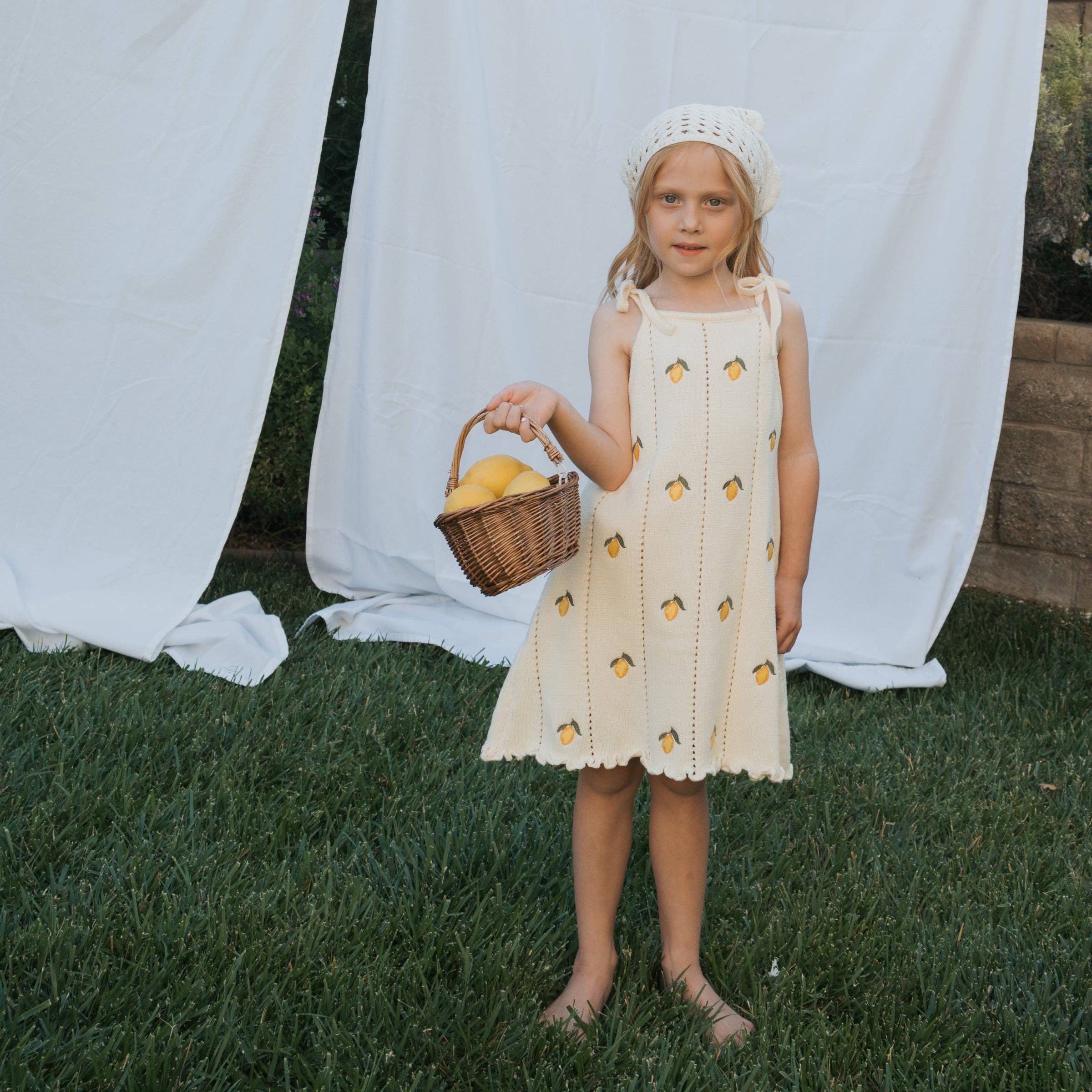 Forever French Baby - Knit Dress | Lemon