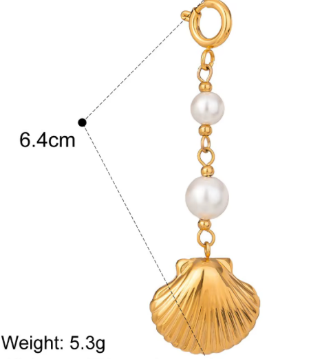 HoopLa - Bikini Charms- Clip On - Stainless Steel - 