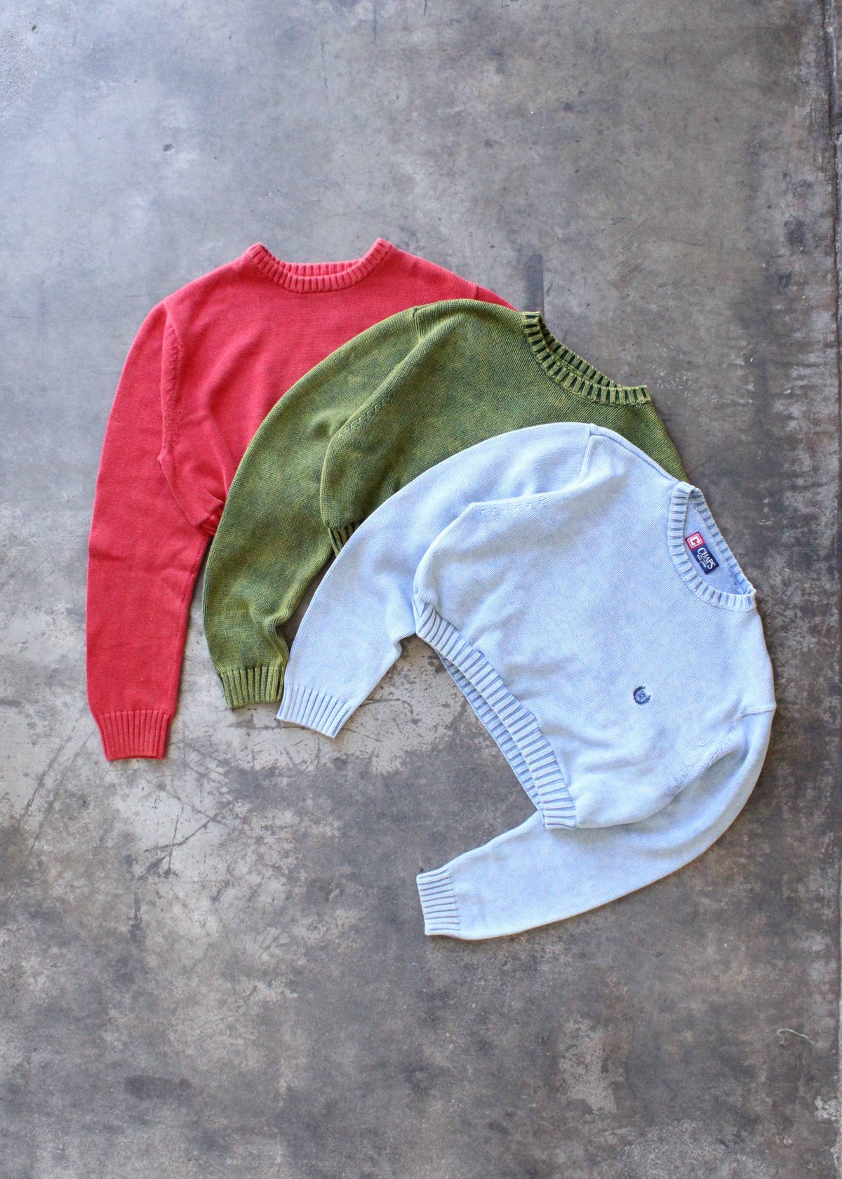 American Recycled Clothing - Acid Wash Cropped Knit Sweater Bundle