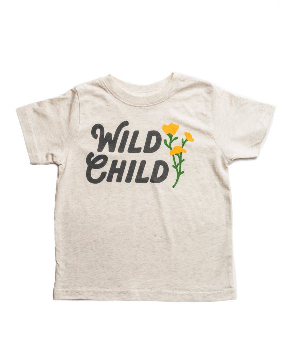 Keep Nature Wild - Wild Child Toddler Tee - Natural Heather