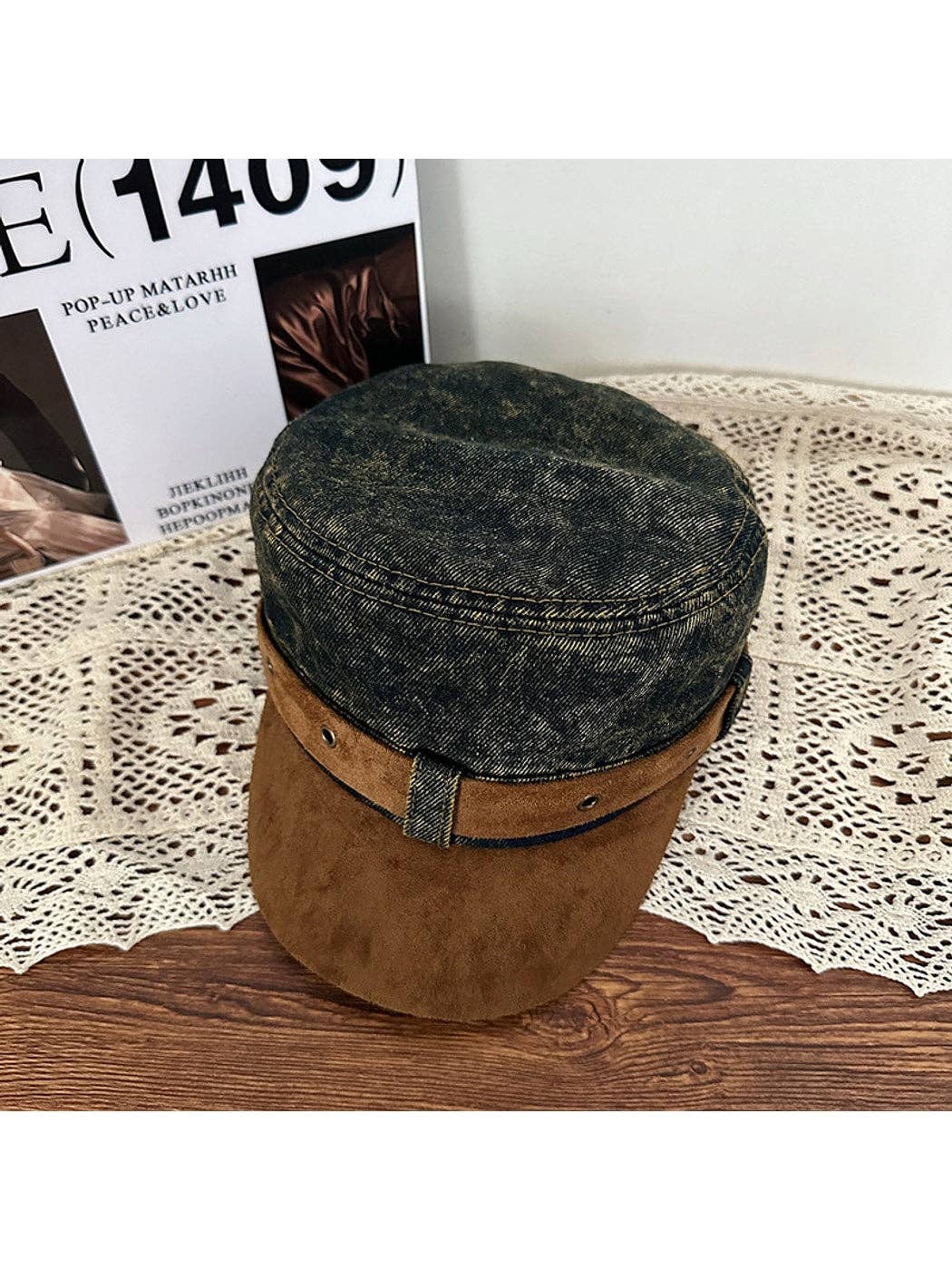 Funkyrel® Atzbranding Limited - Haila - Vintage Distressed Flat Top Baseball Cap