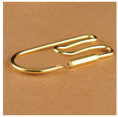 Rainbow Unicorn Birthday Surprise - Brass U-Shaped Carabiner Keychain – Secure & Stylish Clip