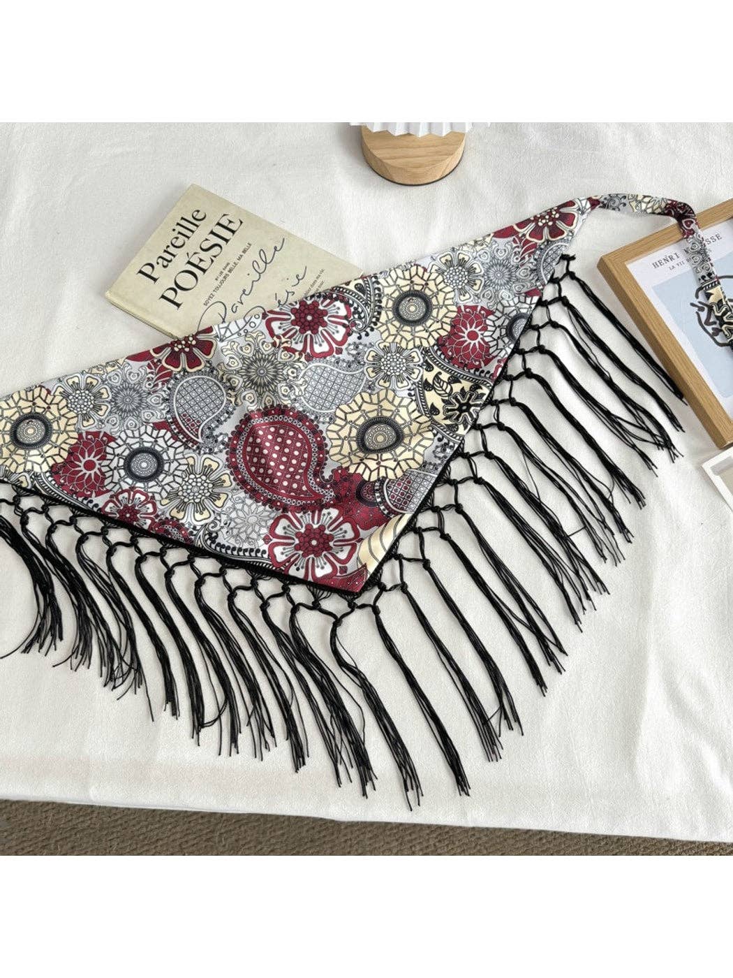 Funkyrel® Atzbranding Limited - Scarvii - Chic Fringed Fashion Triangle Bandana