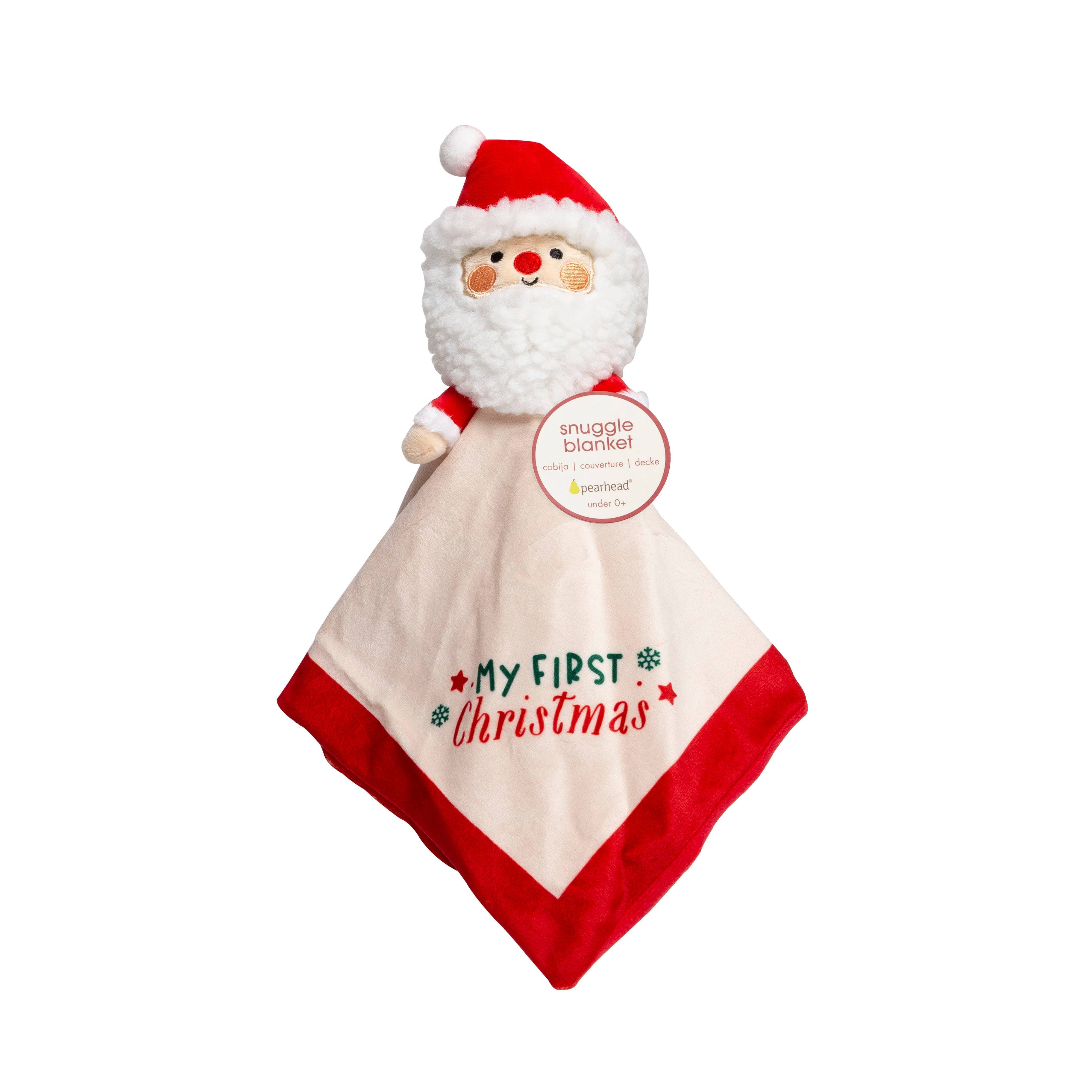 Pearhead - Baby's First Christmas Santa Snuggle Holiday Blanket