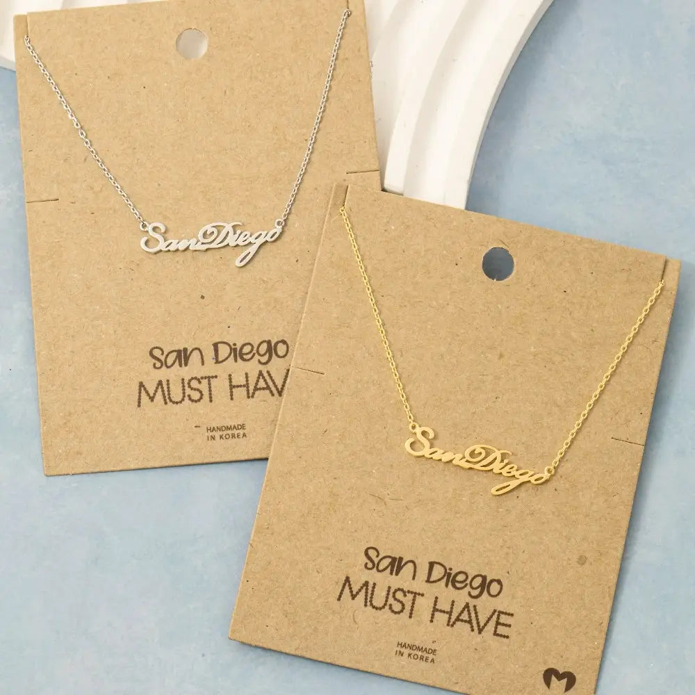 San Diego Pendant Necklace