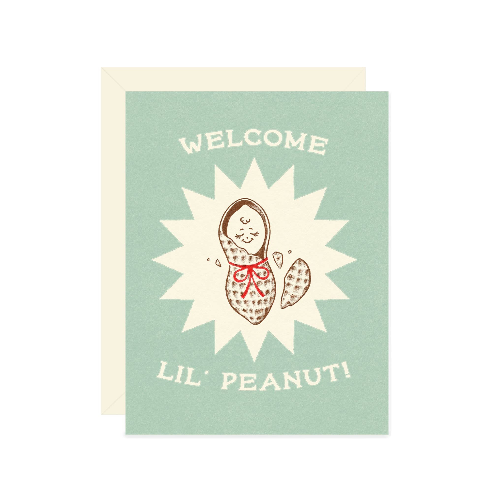 Wallflower Paper & Party - Lil’ Peanut Baby Card