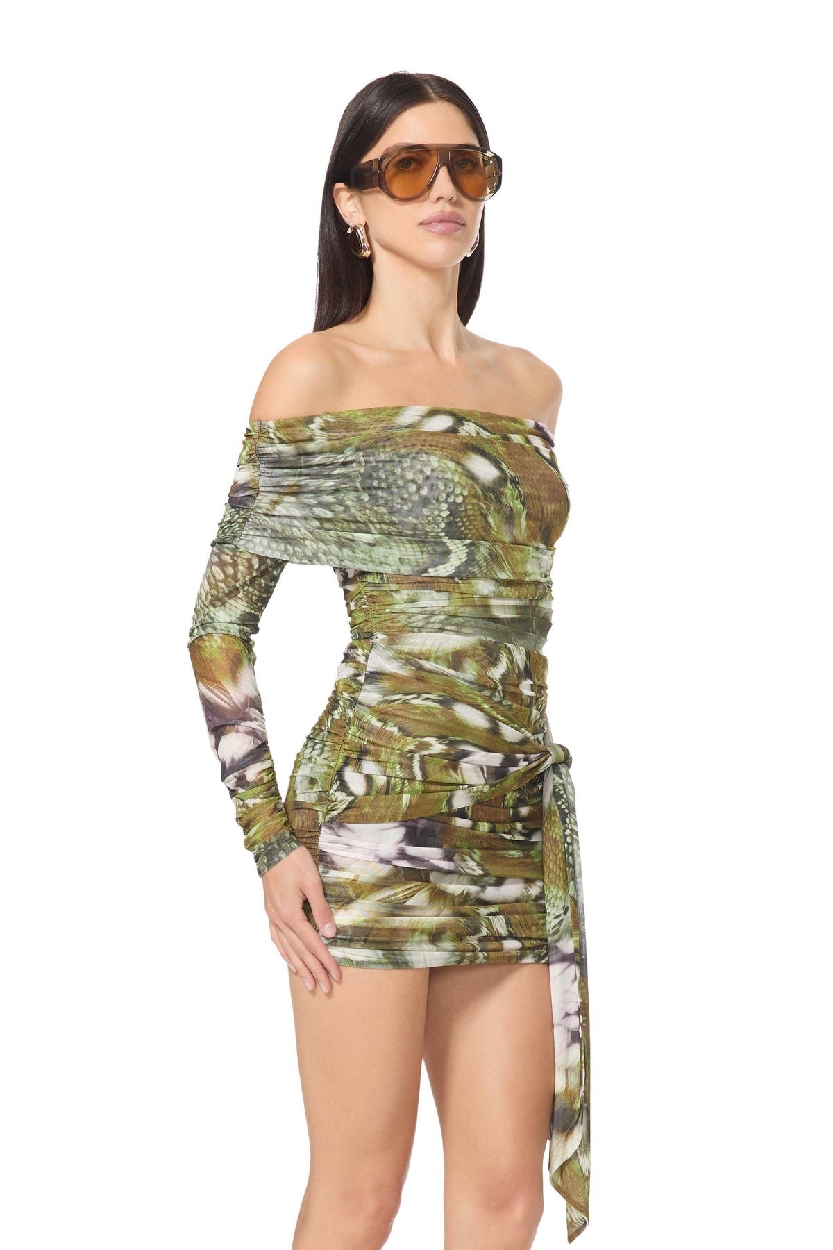 AFRM - Coyle Top - Mixed Snake Swirl
