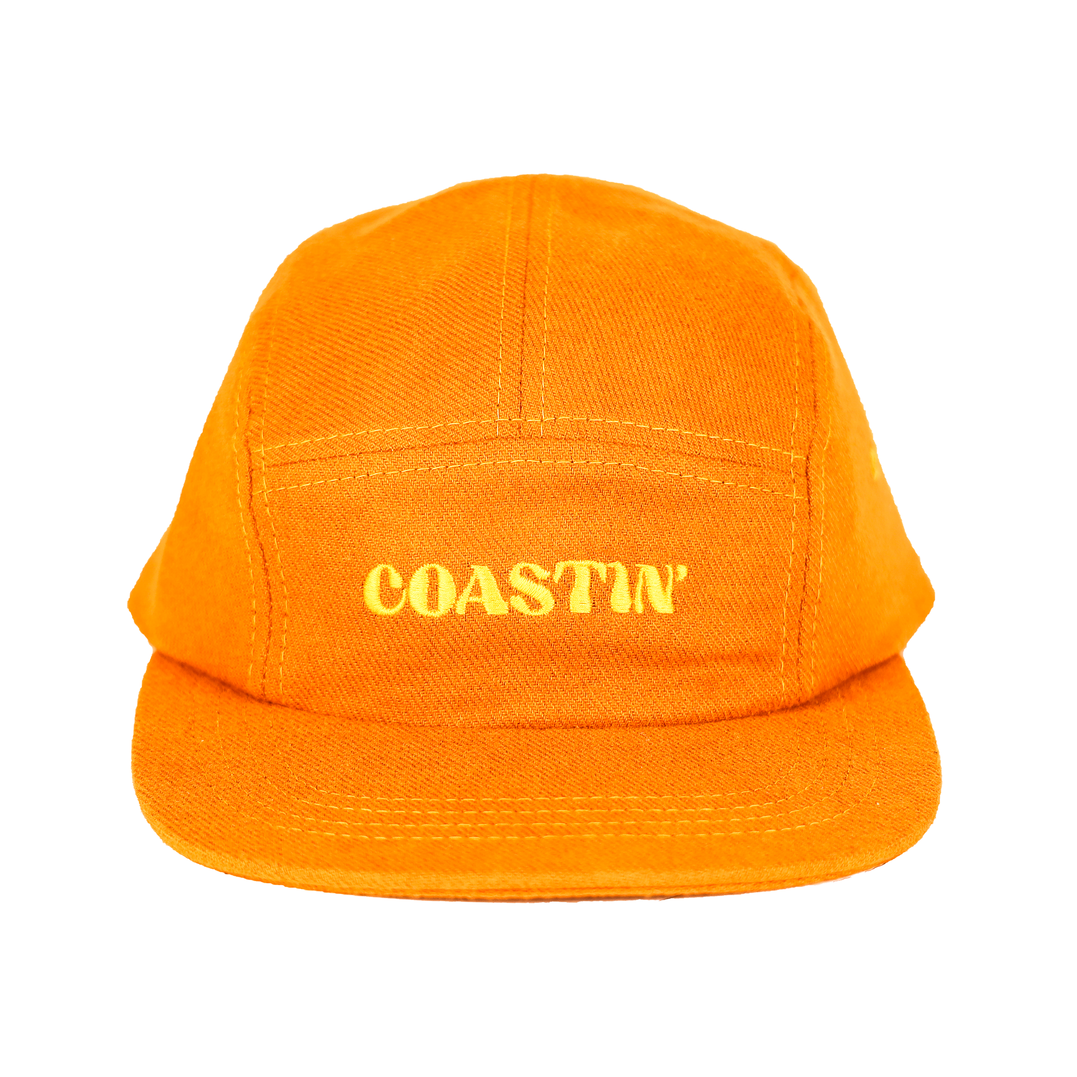 Coastin' Organic Cotton Camp Cap: Navy