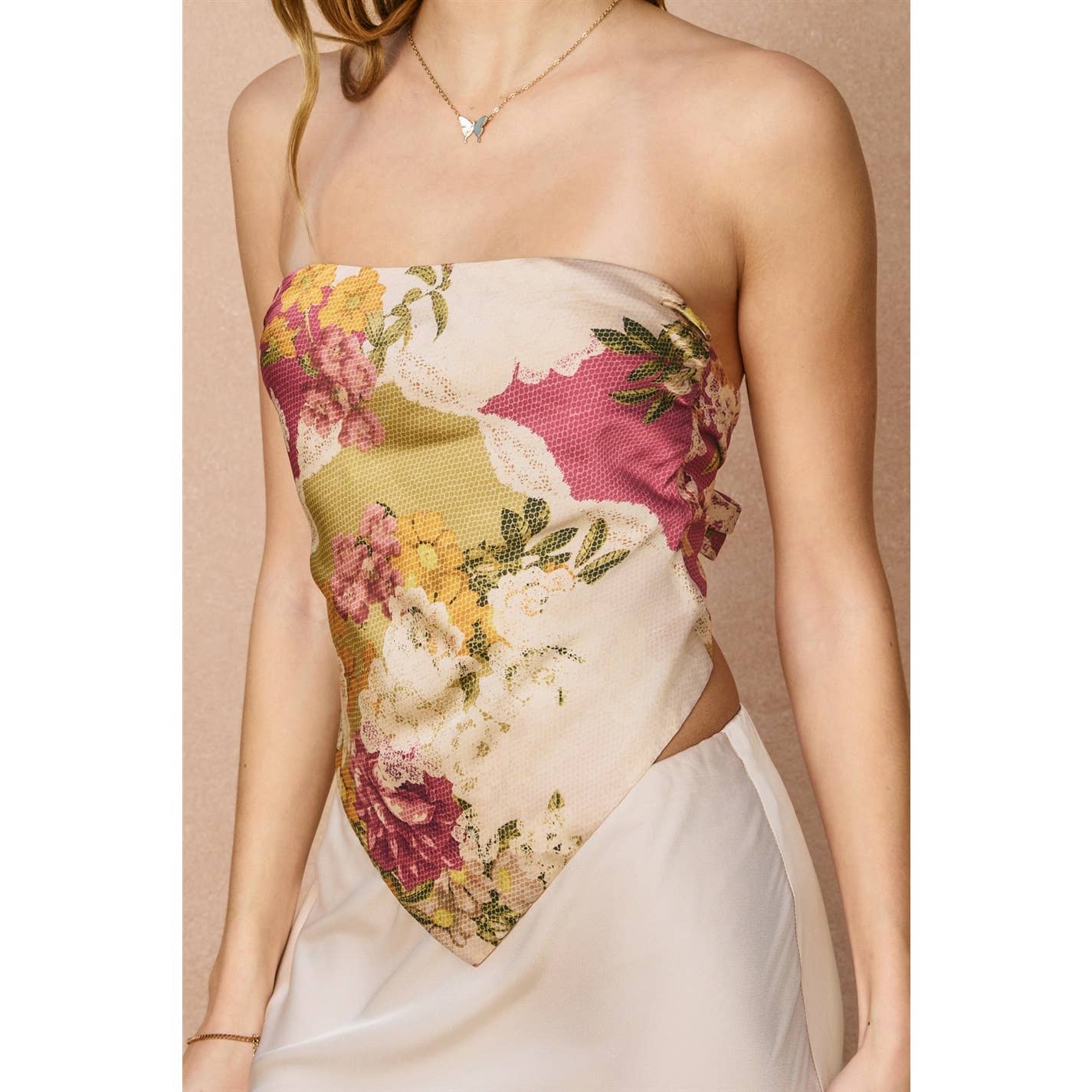 Dress Forum - Meadow Romance Strapless Handkerchief Top