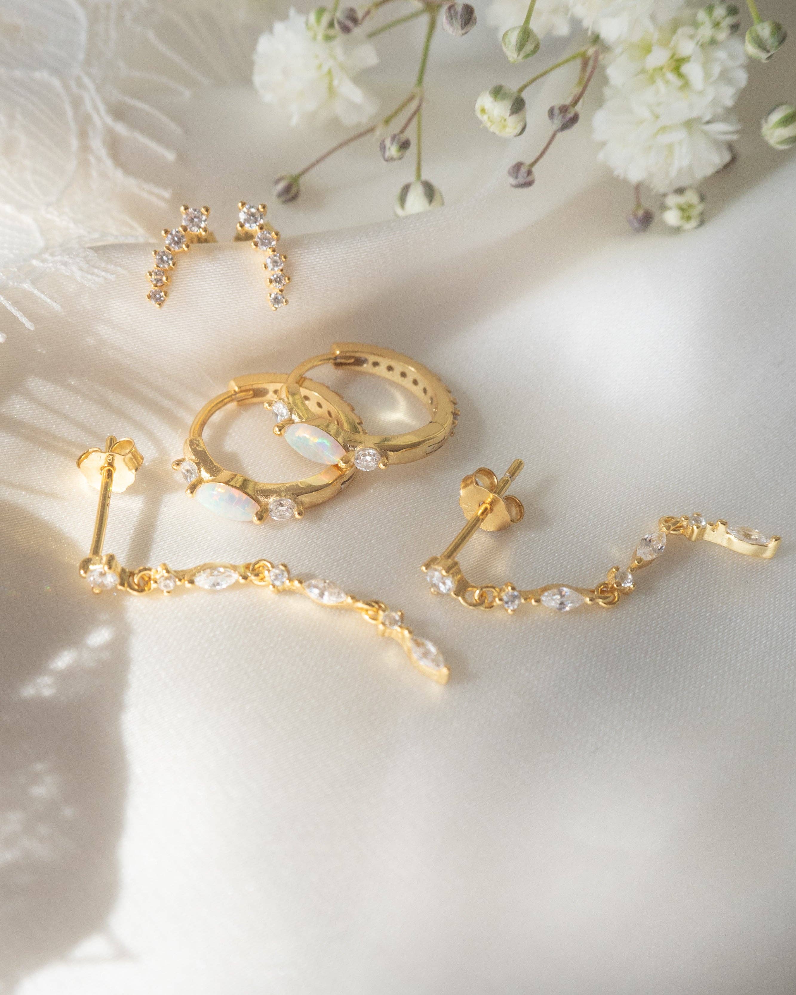 JacqMaria Jewelry - Isabella Earrings | Gold