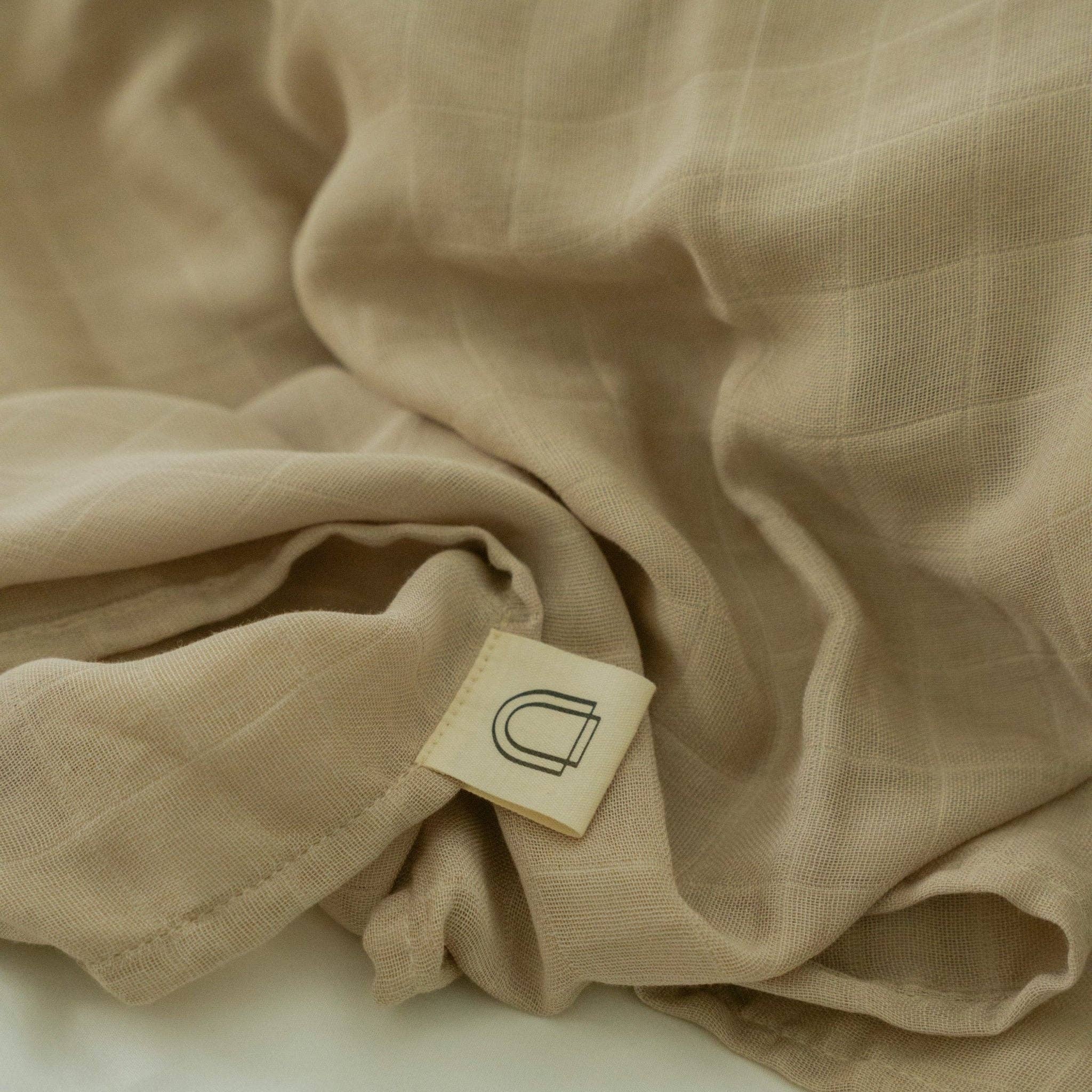 Ellie Sue - Dune Muslin Swaddle Blanket