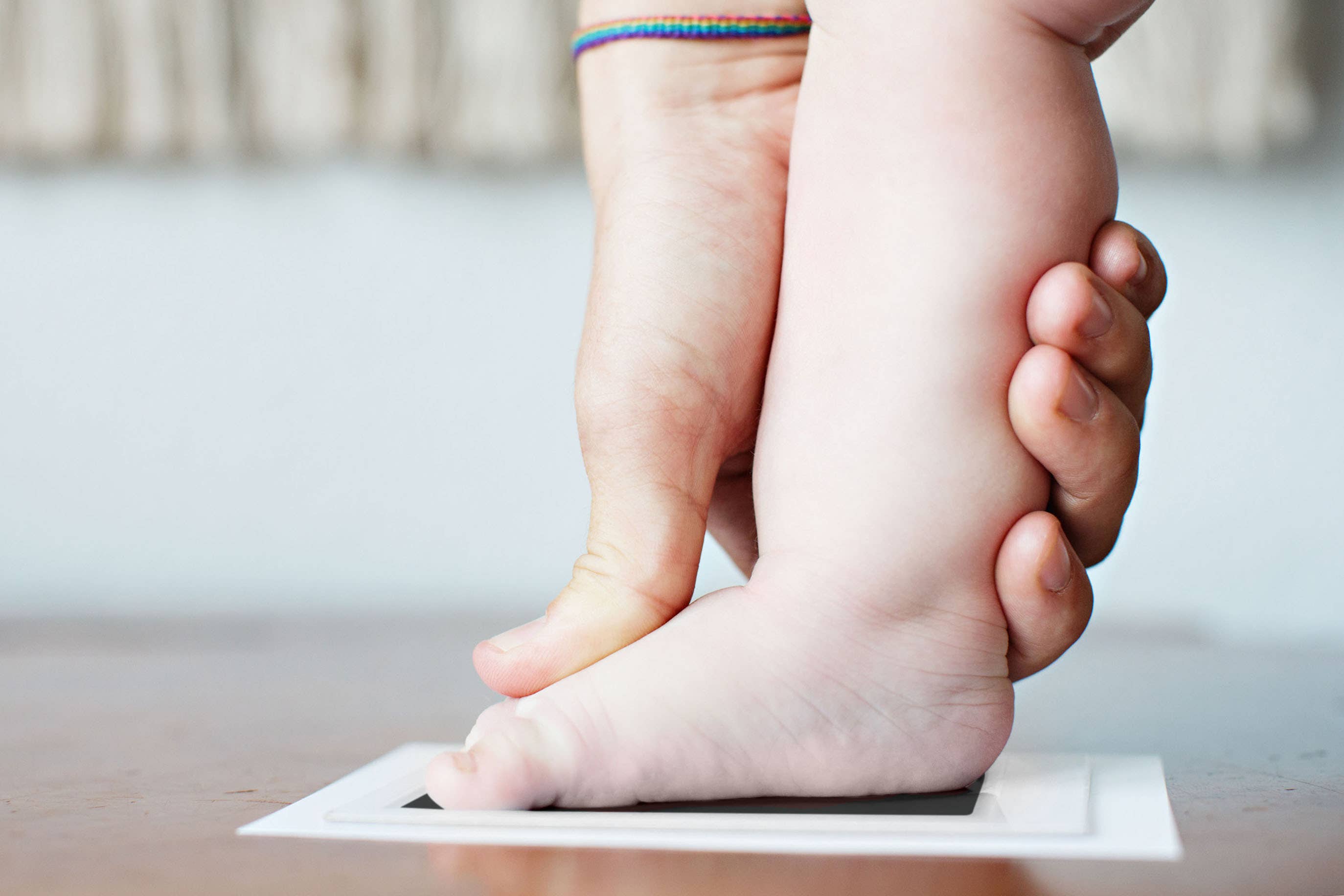 Pearhead - My First Babyprints Double-Sided Picture Christmas Ornament