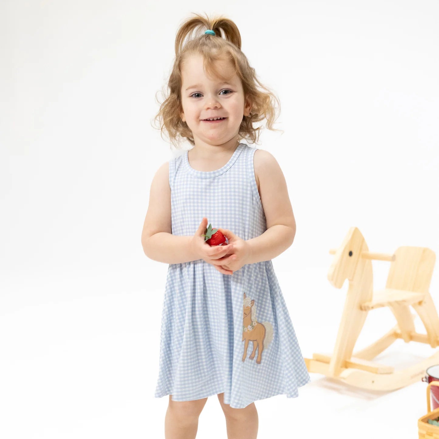Cute Farm Animals Applique - Tank Dress with Bloomer