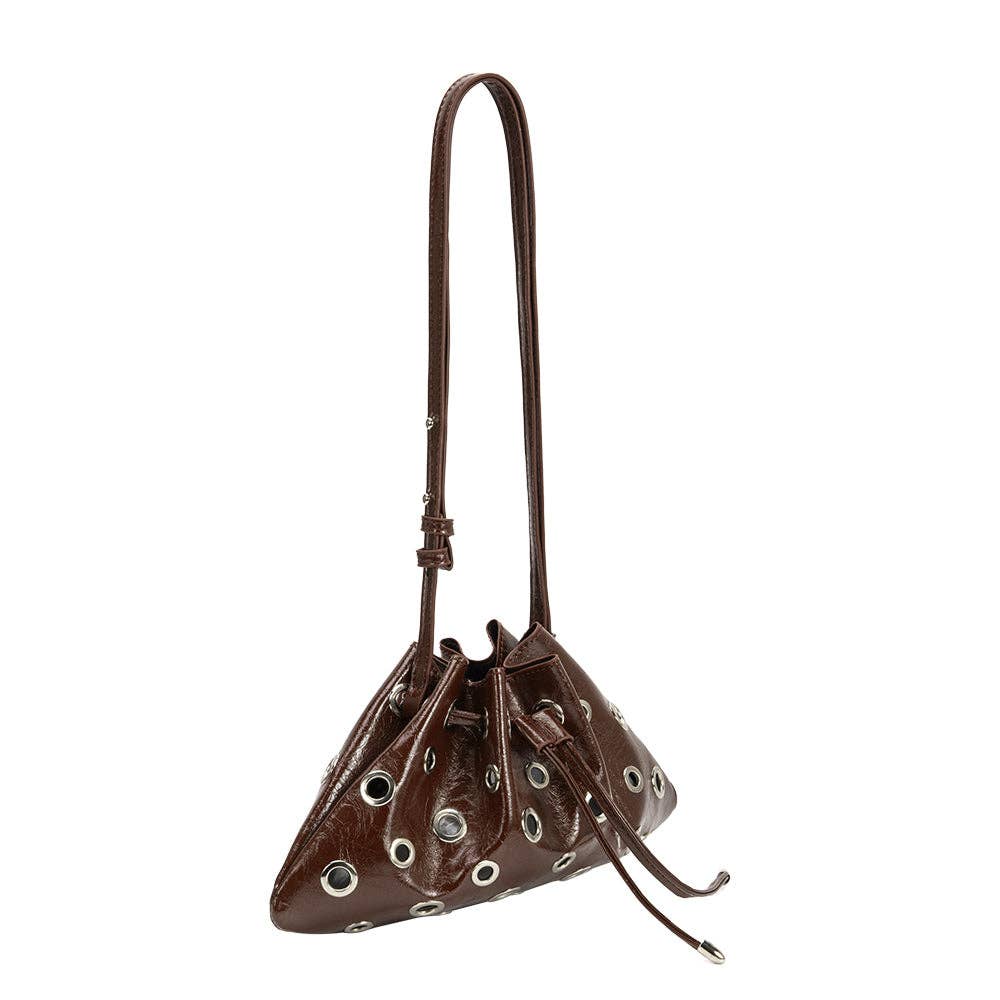 Melie Bianco - Paloma Chocolate Vegan Shoulder Bag