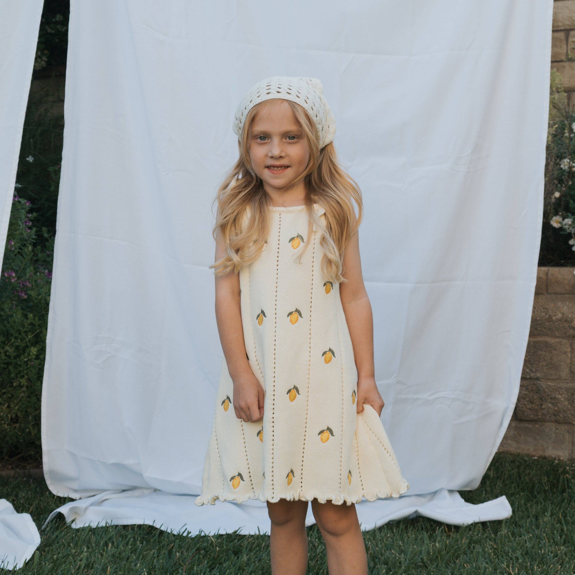 Forever French Baby - Knit Dress | Lemon