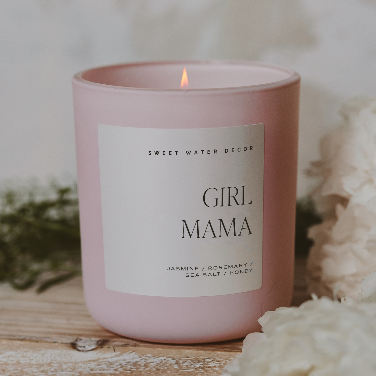 Sweet Water Decor - Girl Mama 15 oz Soy Candle, Matte Jar - Mother's Day