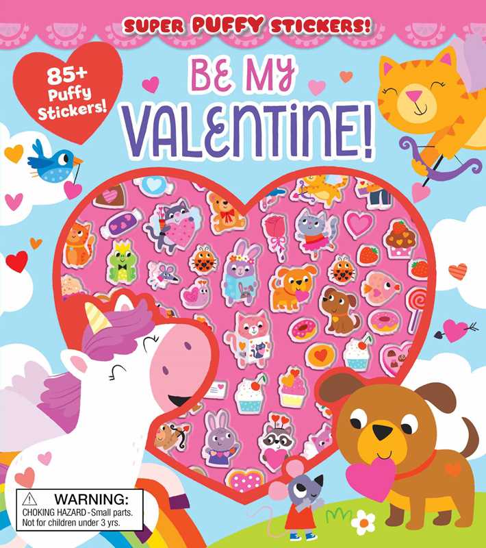 Simon & Schuster - Super Puffy Stickers! Be My Valentine! by