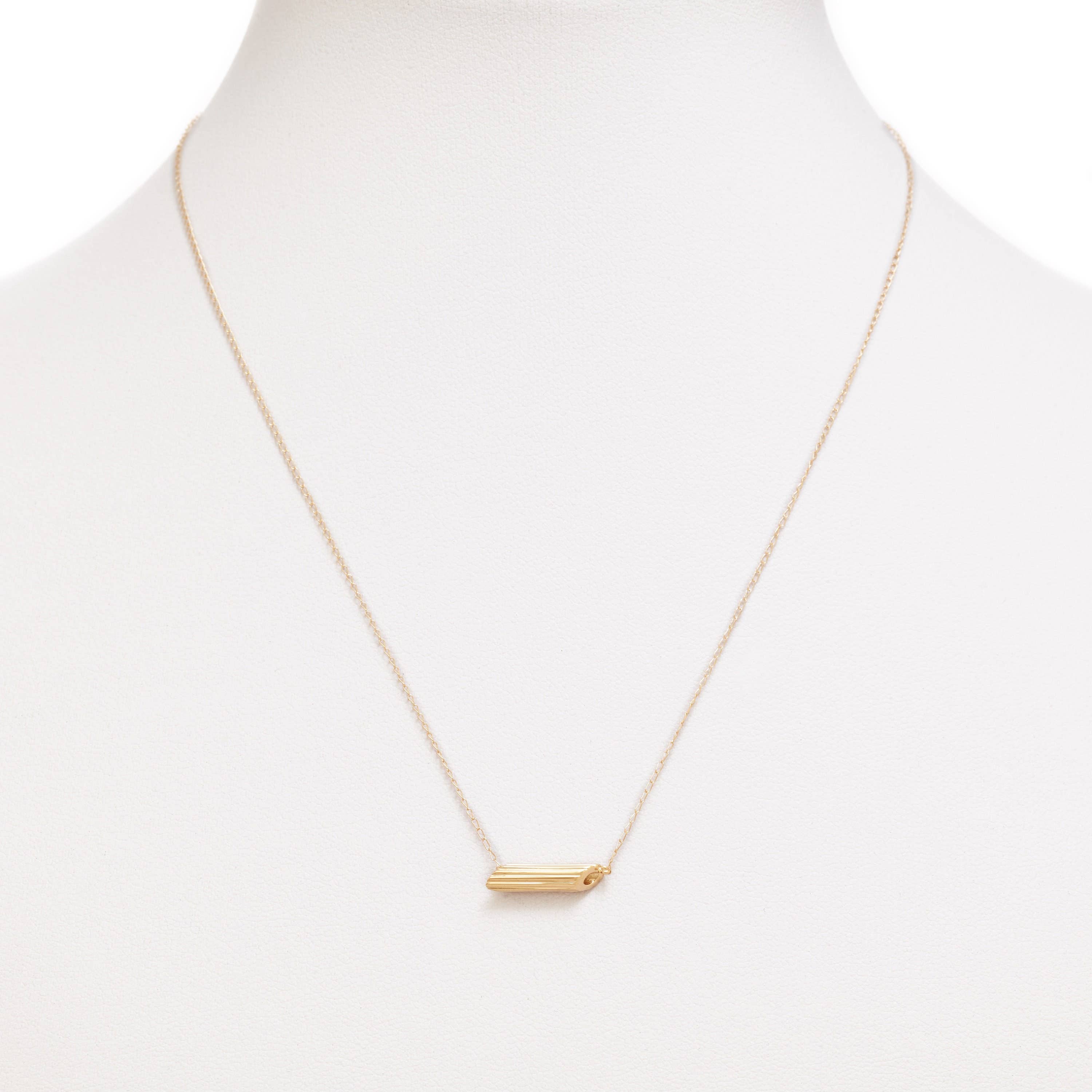 Delicacies Jewelry - Mini Penne Pasta Necklace