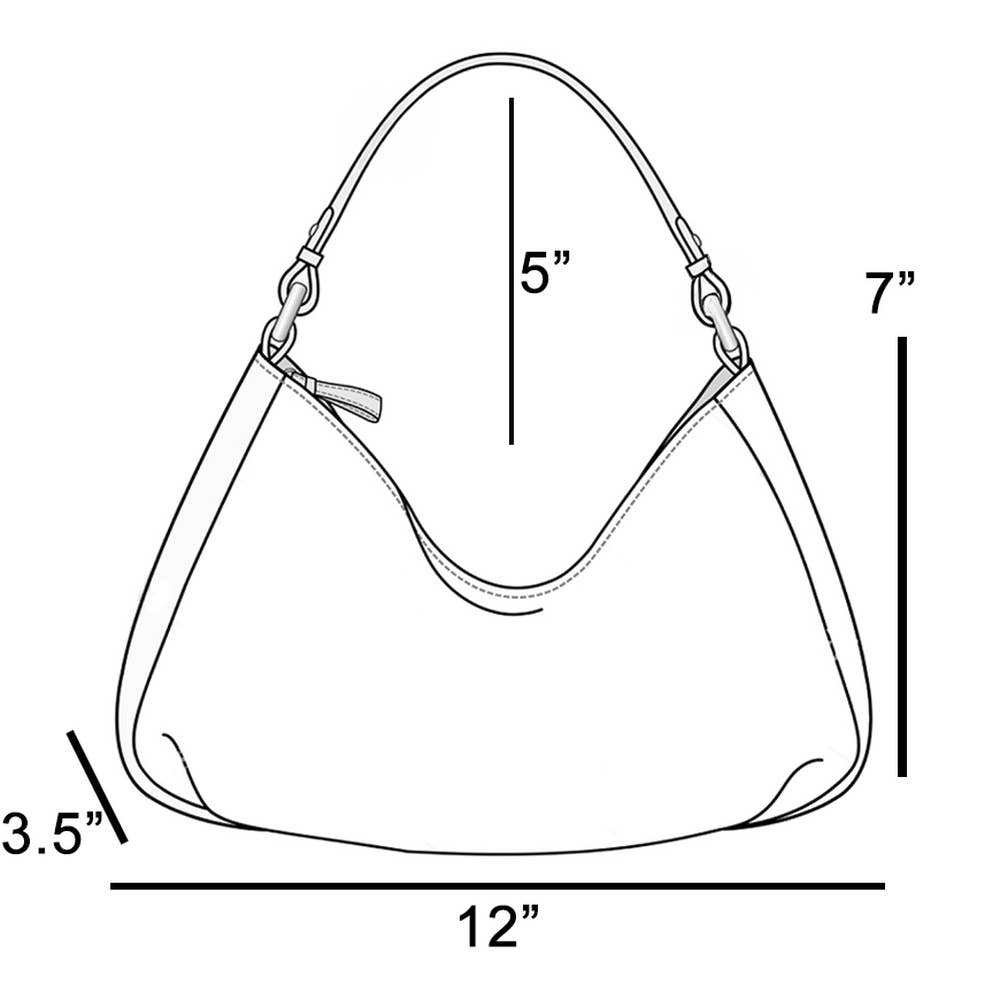Collections by Fame Accessories - Ruched Vegan Leather Ring Handle Bag