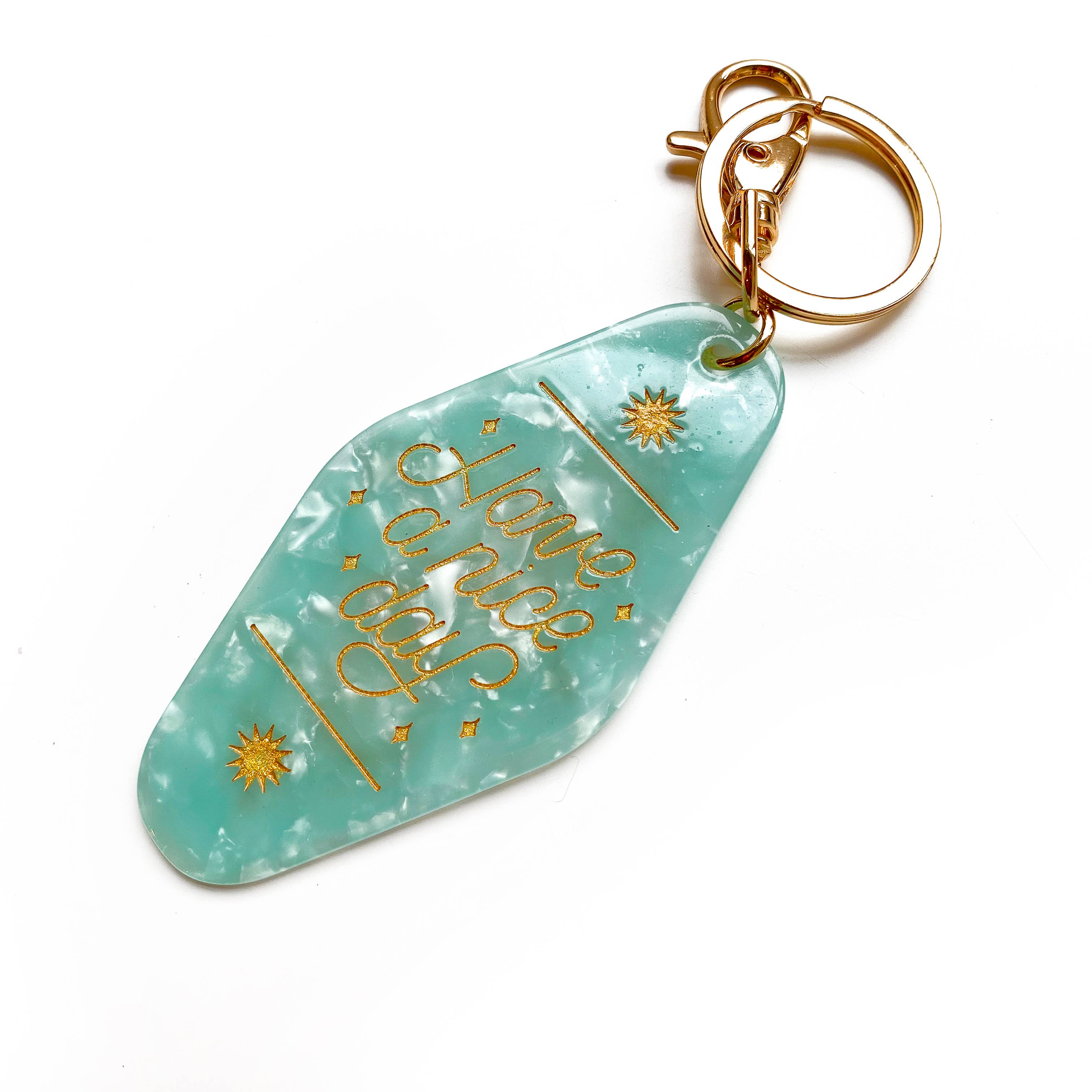 Have A Nice Day - Pisces Horoscope Motel Keychain