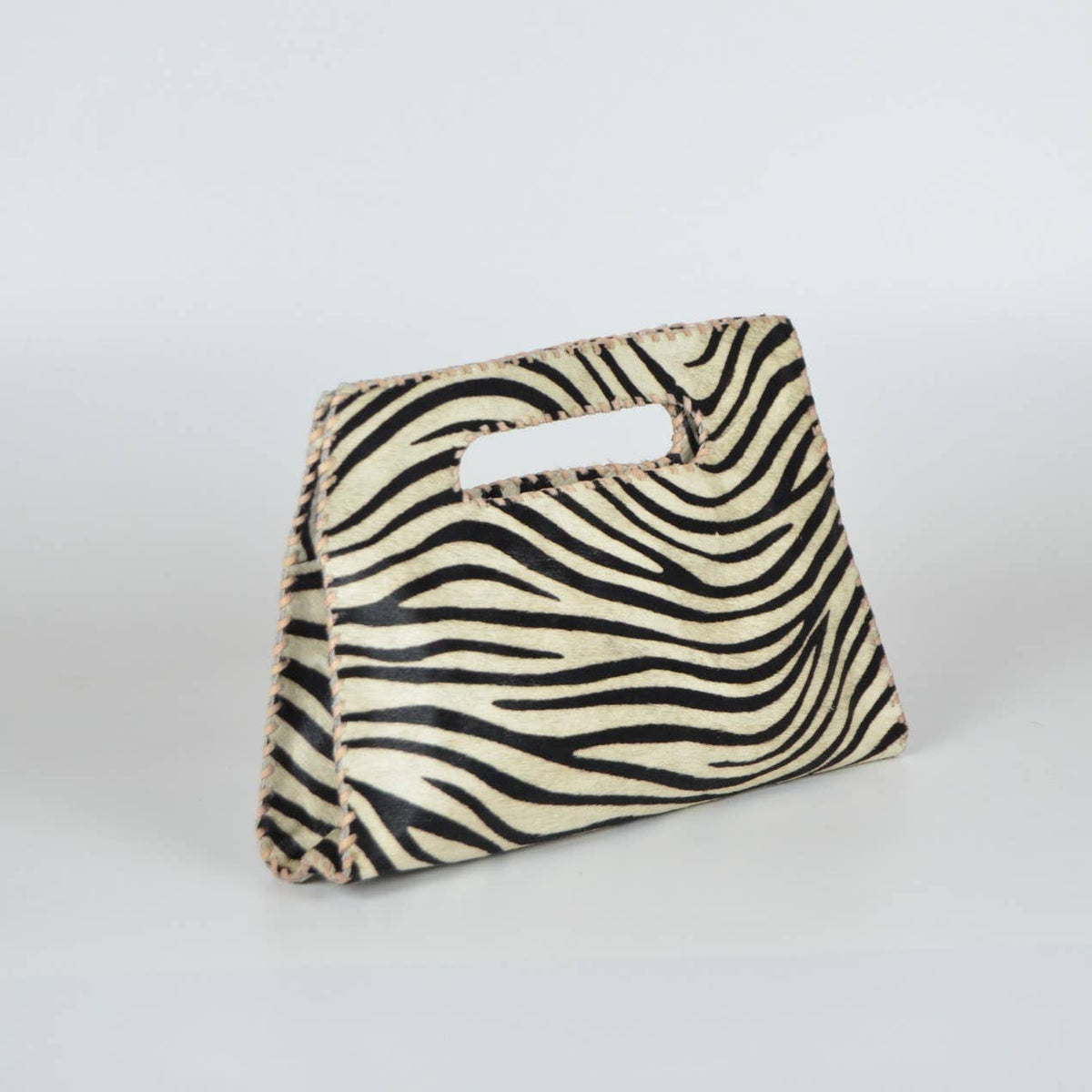 STUDIO CALEIDOSCOPE - Mia Clutch Printed Hairon Leather