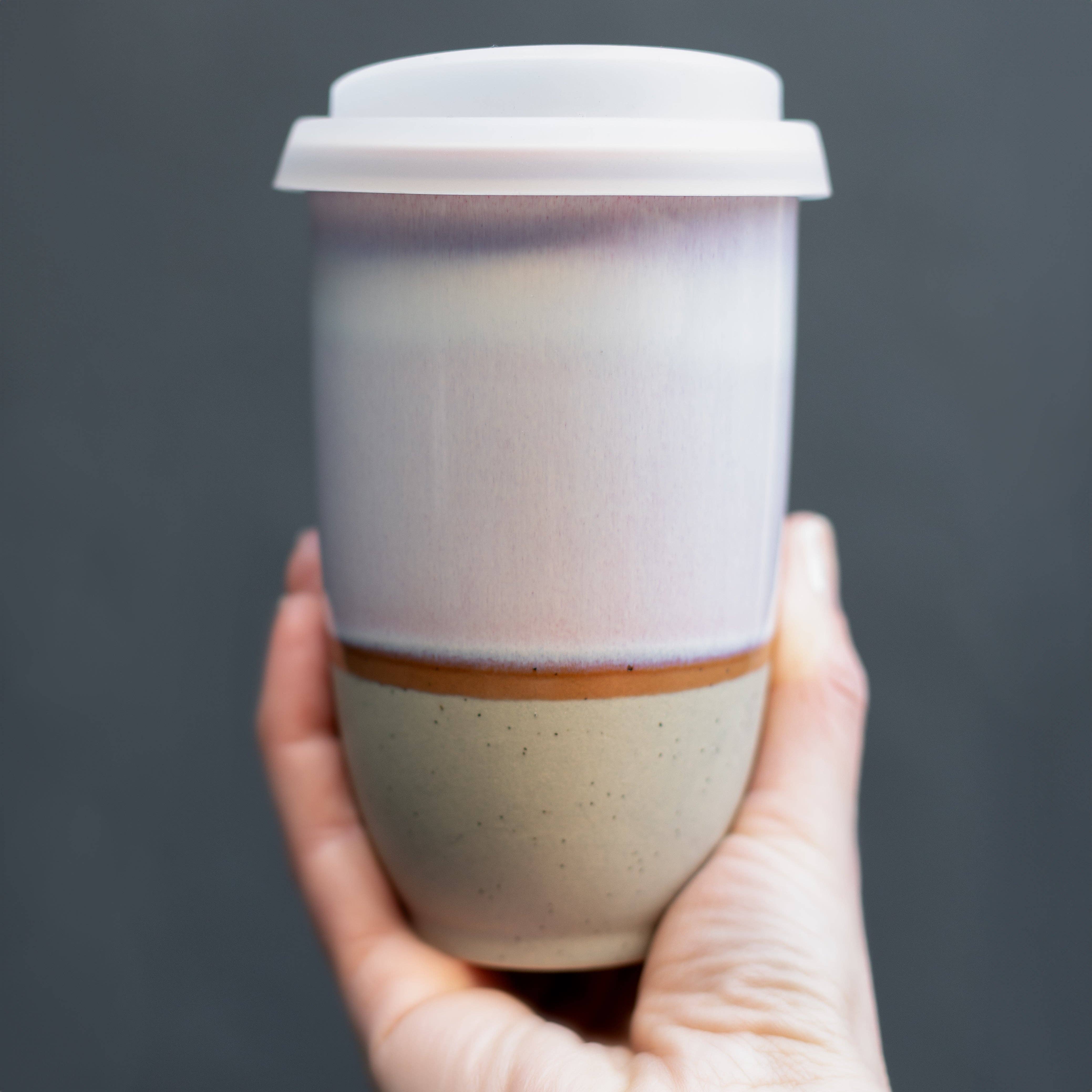 Nova Ceramics Travel Mugs - Horizon Ceramic Travel Mug – 12oz with Lid & Sleeve