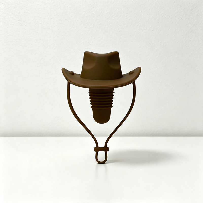 CouldNook - CouldNook Cowboy Hat Silicone Wine Stopper‑Novelty Bottle Sealer