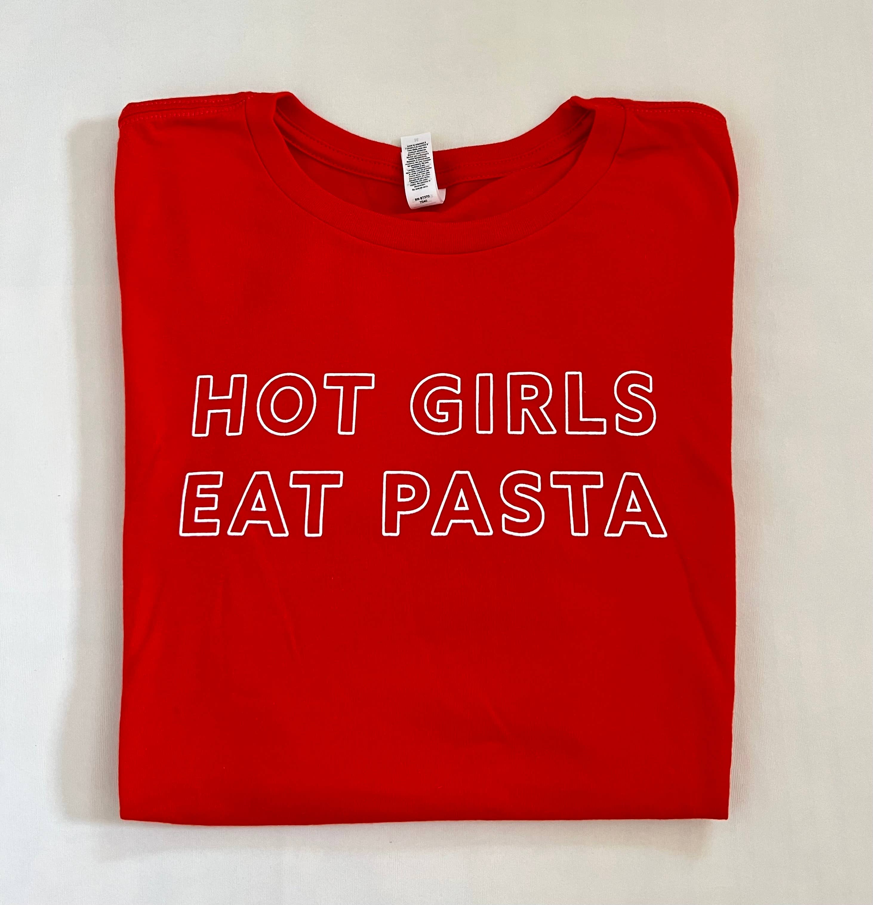 Overseasoned - Hot Girls Eat Pasta T-shirt