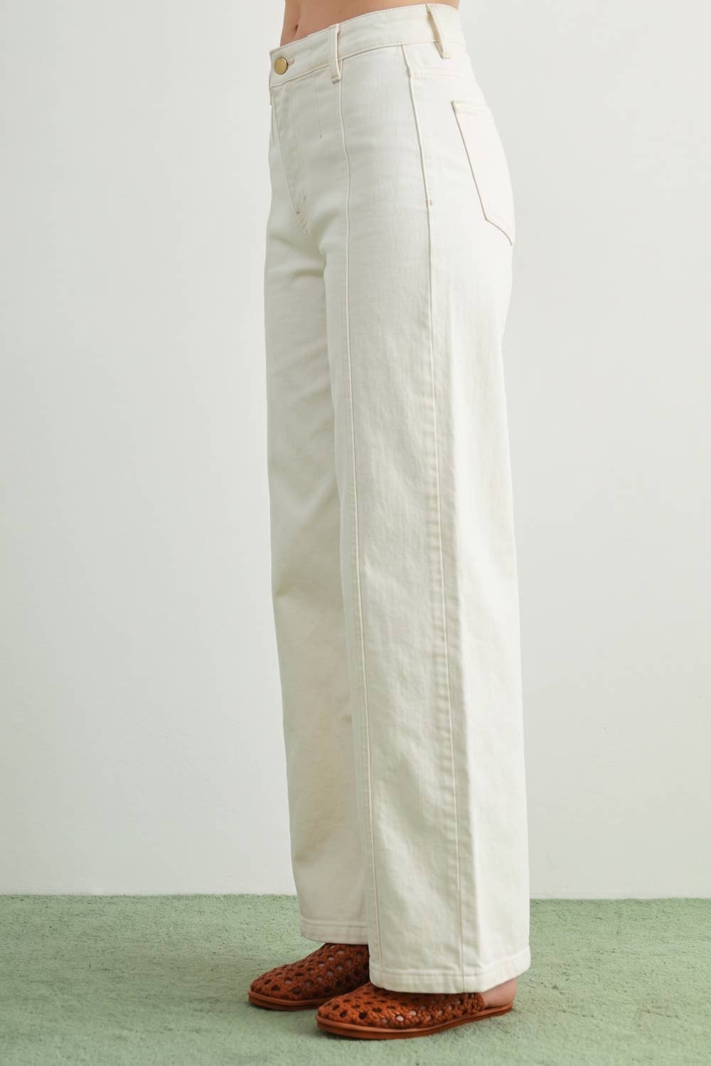 MIOU MUSE - P6982   WASHED COLOR STRETCH PANTS