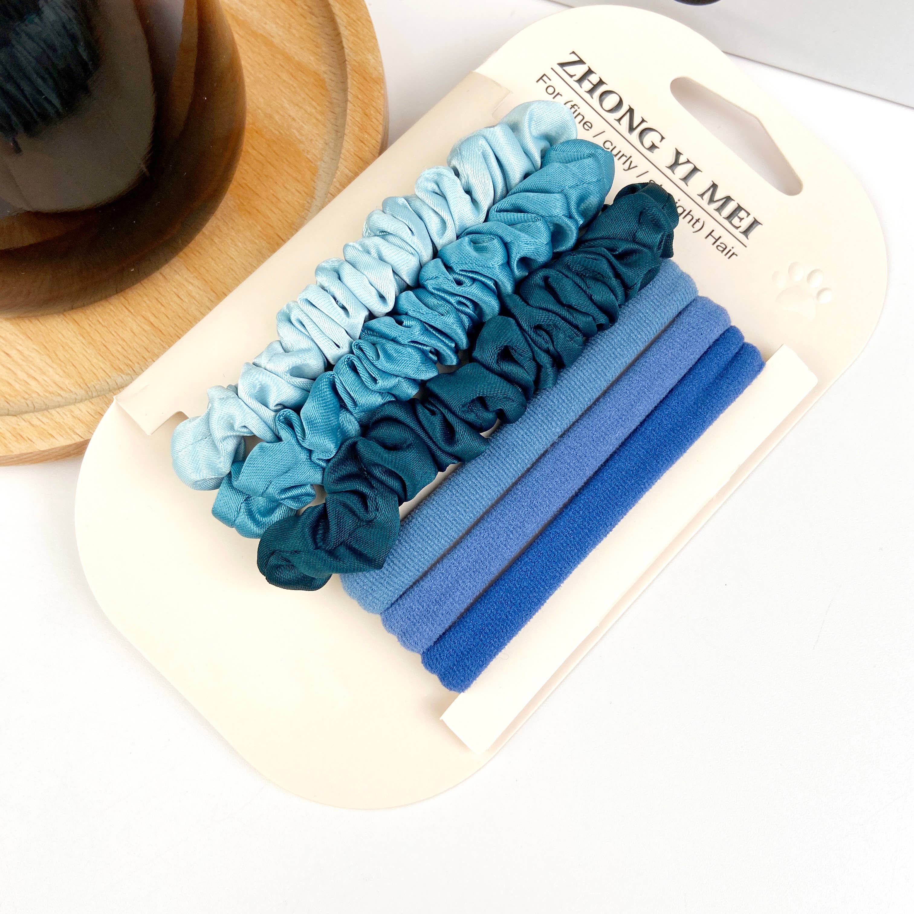 SoapElenGlen - 6PCS colorful  high elastic sweet hair tie