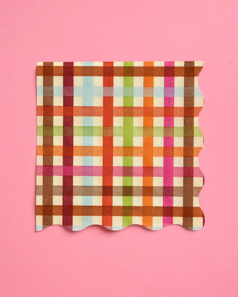 xo, Fetti - Give Thanks Cocktail Napkins | thanksgiving, fall, plaid