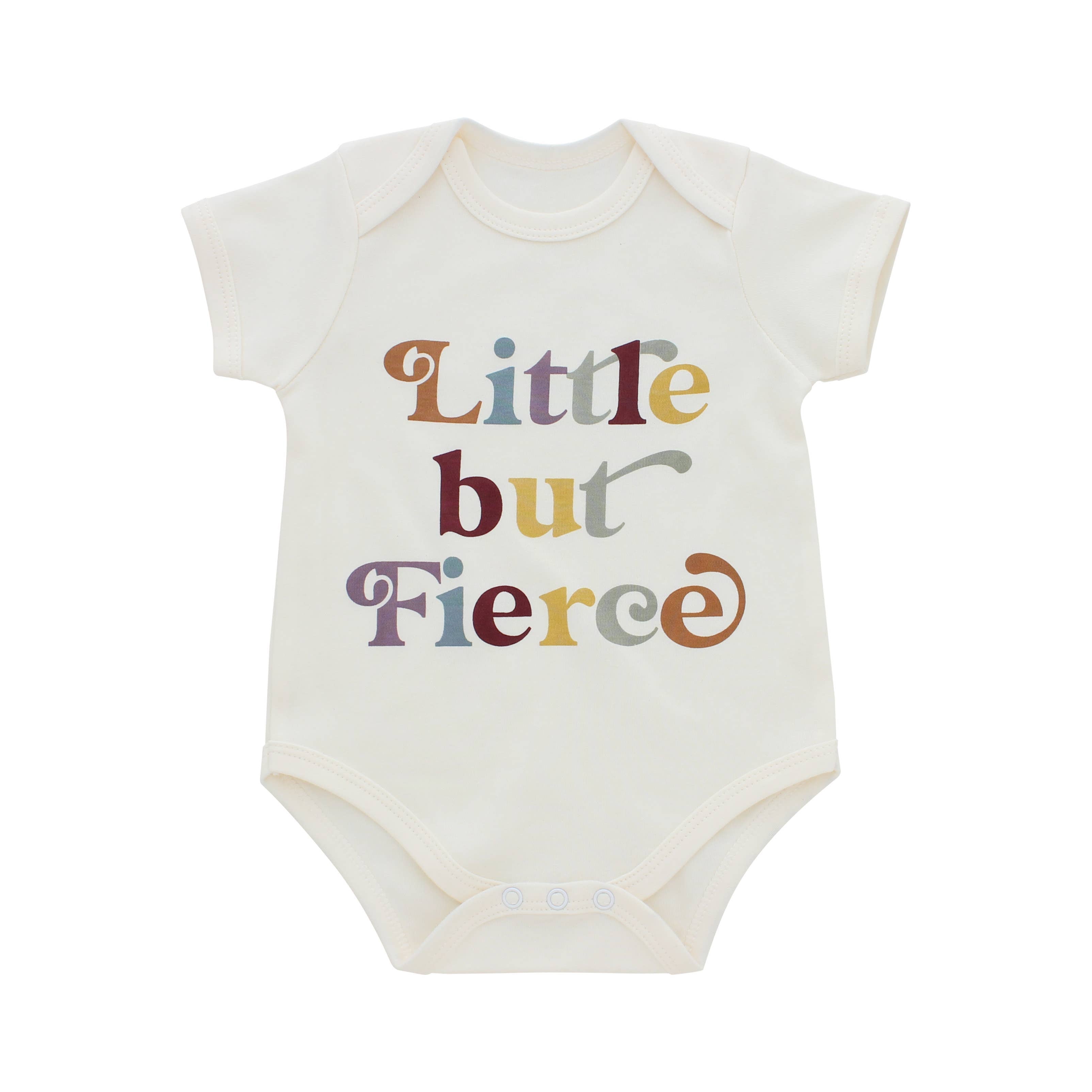 Emerson and Friends - Little but Fierce Cotton Baby Onesie