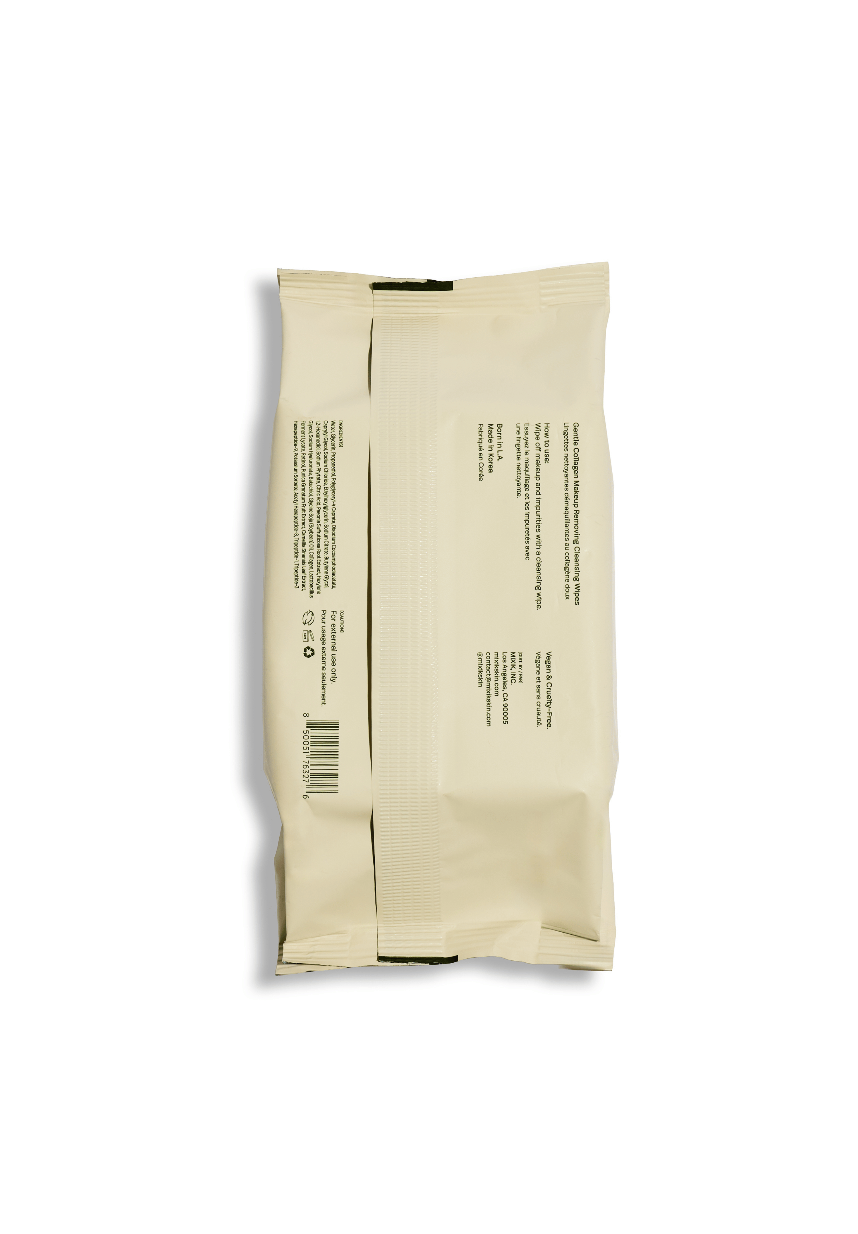 MIXIK SKIN - Wipe It Away! Gentle Collagen Makeup Removing Cleansing Wipes