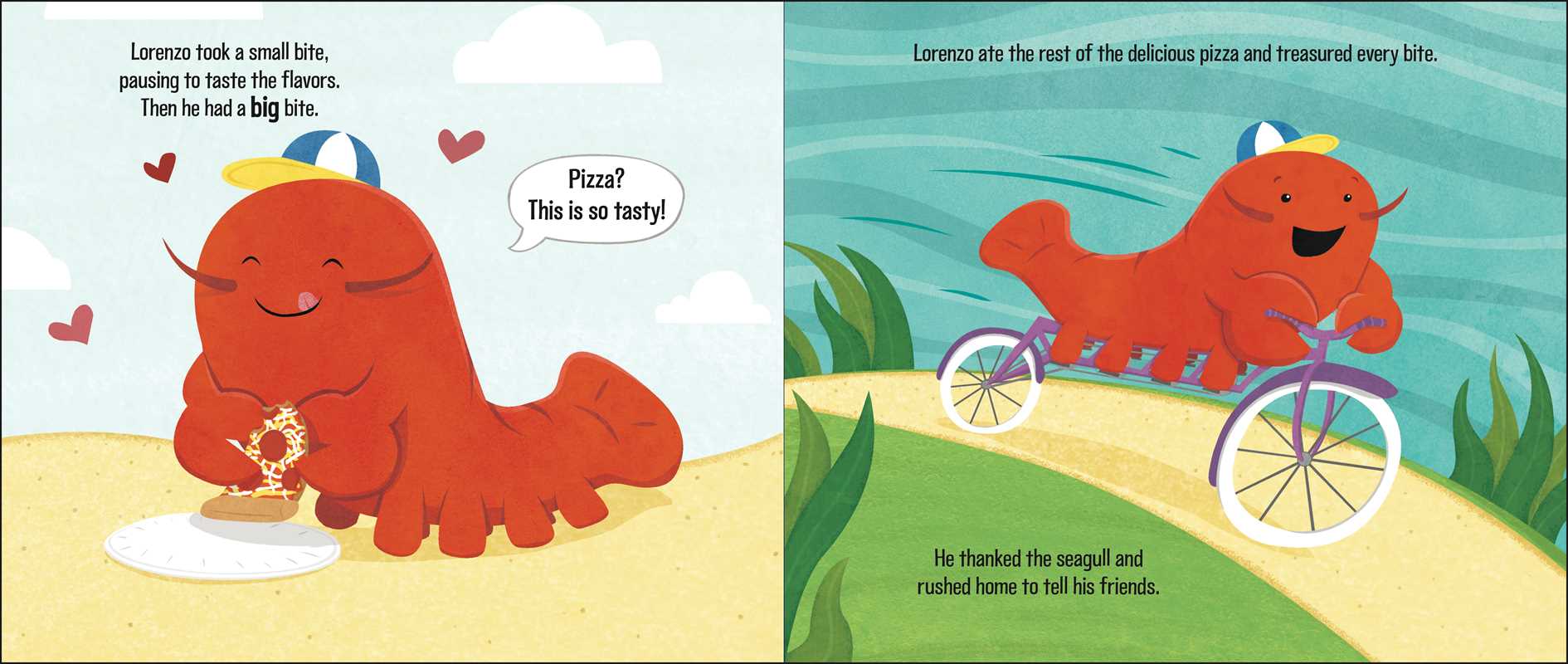 Simon & Schuster - Lorenzo, the Pizza-Loving Lobster by Claire Lordon