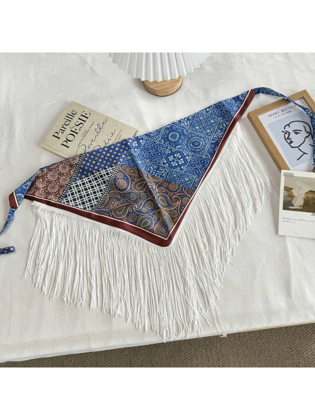 Funkyrel® Atzbranding Limited - Scarvii - Chic Fringed Fashion Triangle Bandana