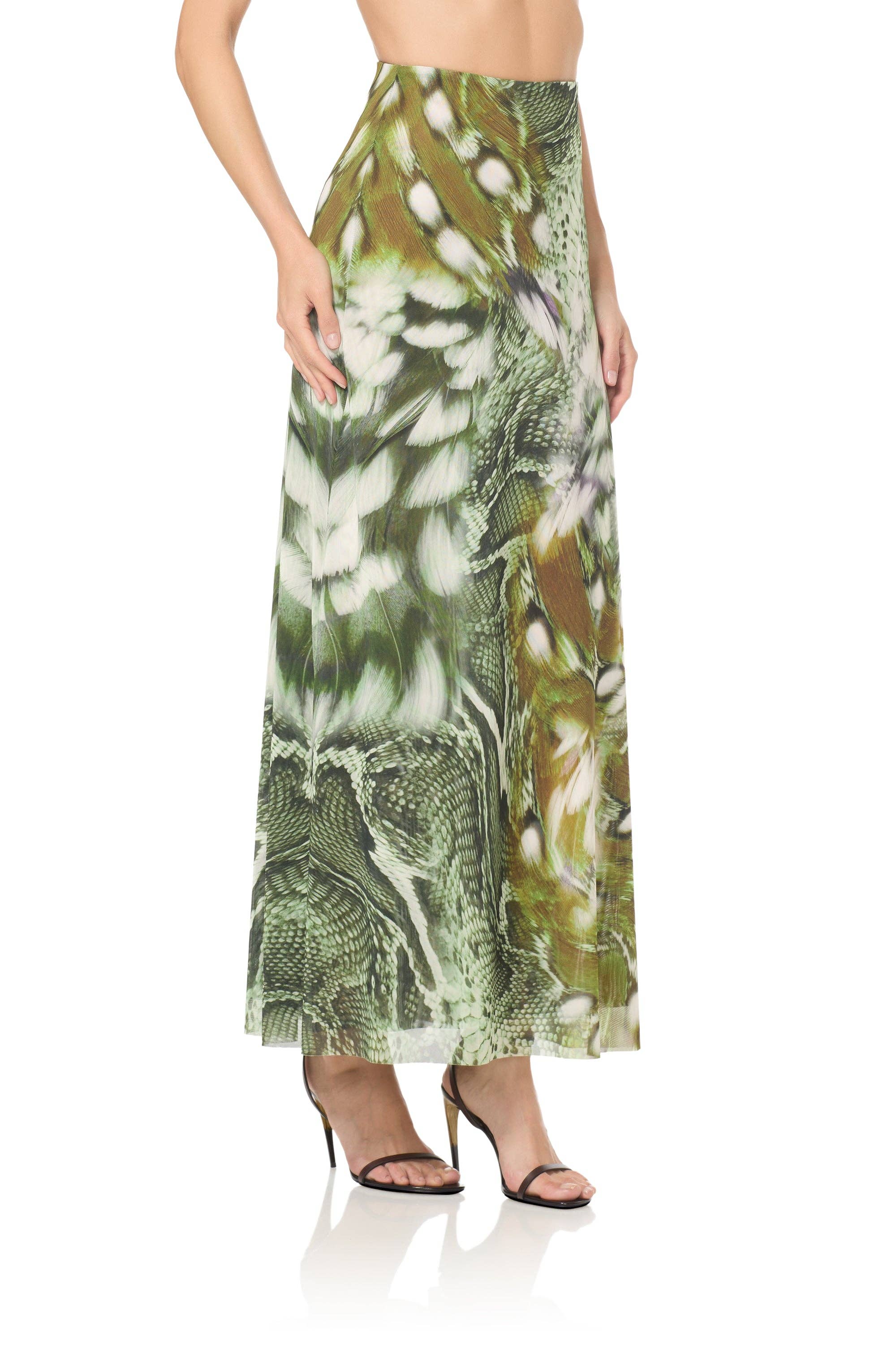 AFRM - Sera Skirt - Vintage Swirl Snake