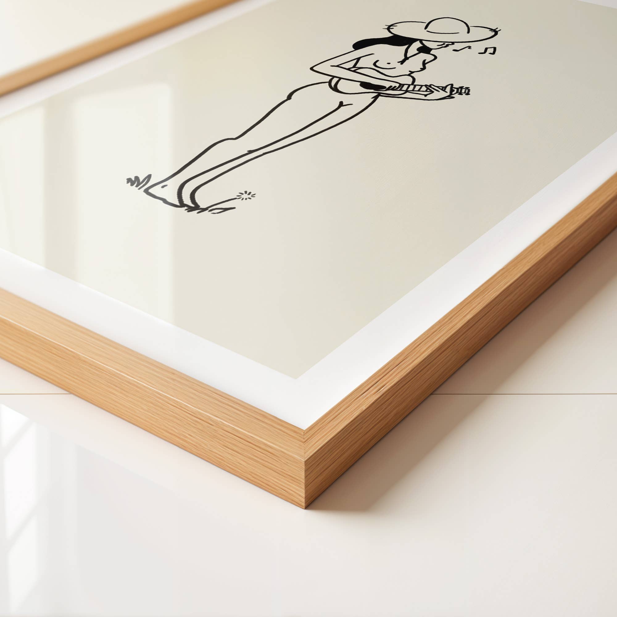 Tumbleweed Design Studio - Music Lover Coastal Inspired Minimal Art Print