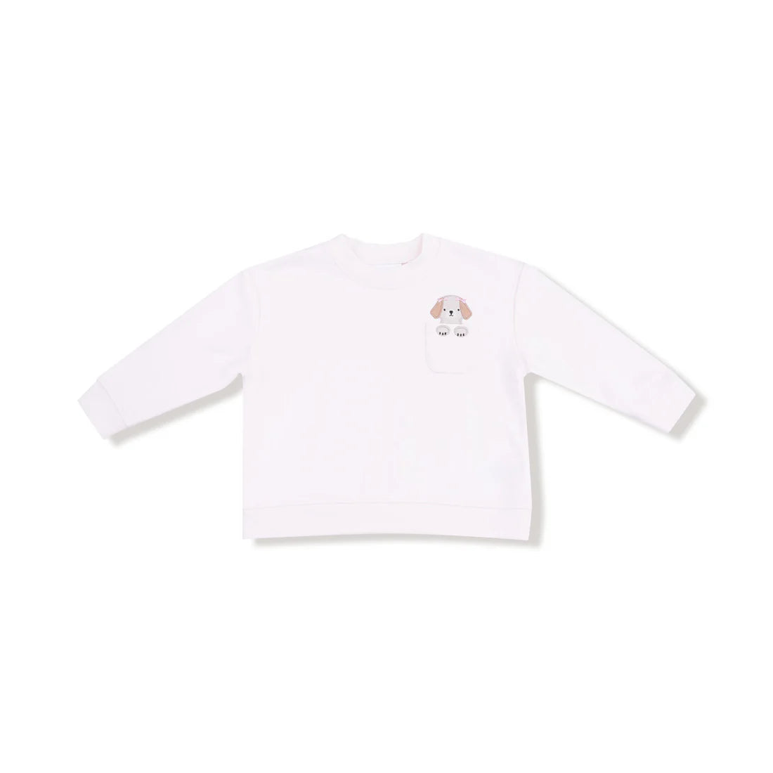 Best Friend Dogs - French Terry - Pink - Drop Sleeve Sweatshirt