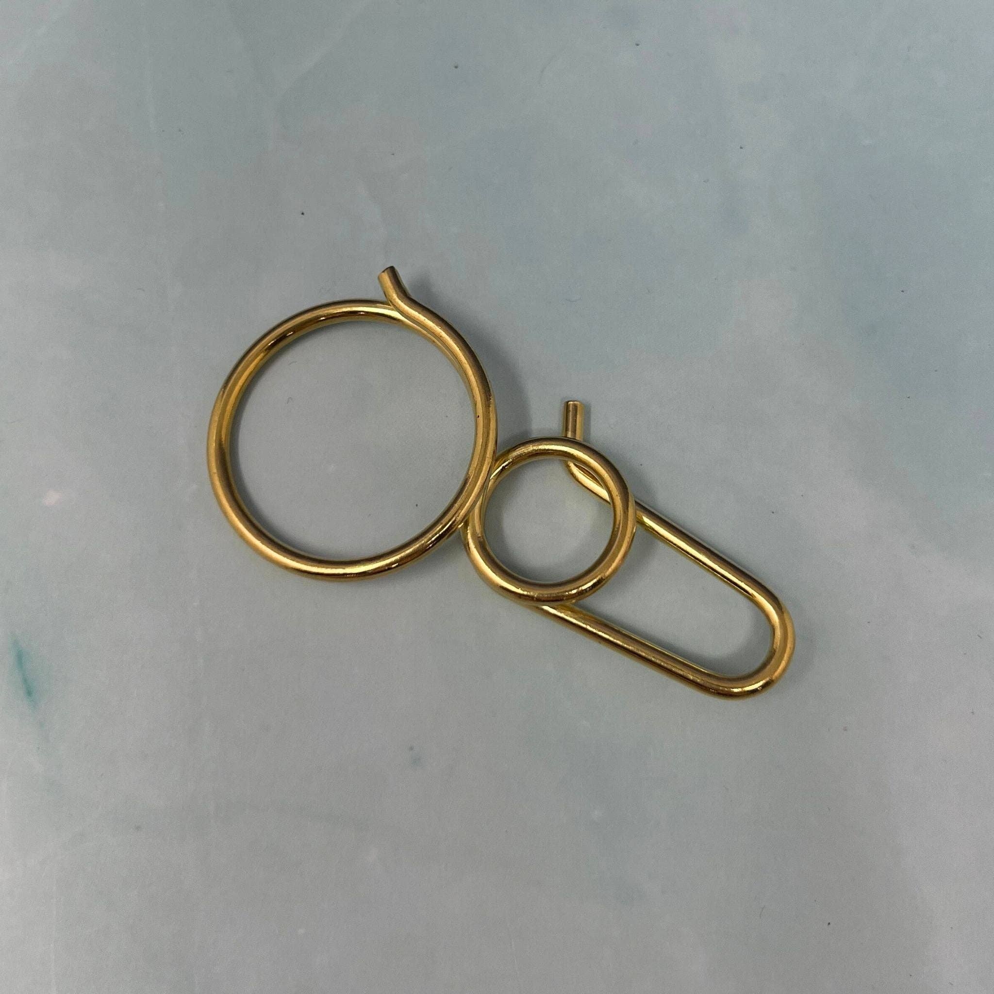 Carabiners - Brass  - Assorted Shapes
