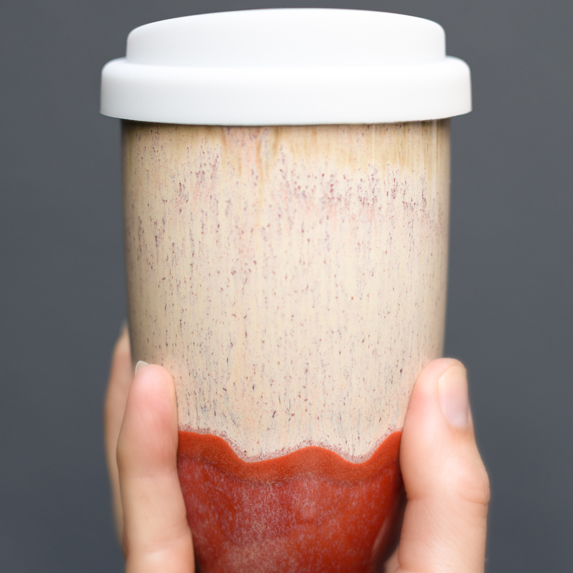 Nova Ceramics Travel Mugs - Jupiter Ceramic Travel Mug – 12oz with Lid & Sleeve