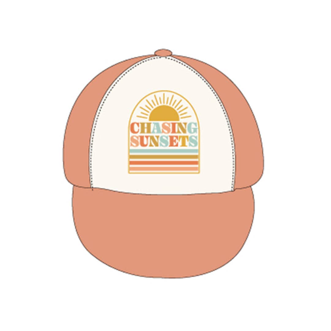 Chasing Sunsets Beachy Kids Snapback Hat