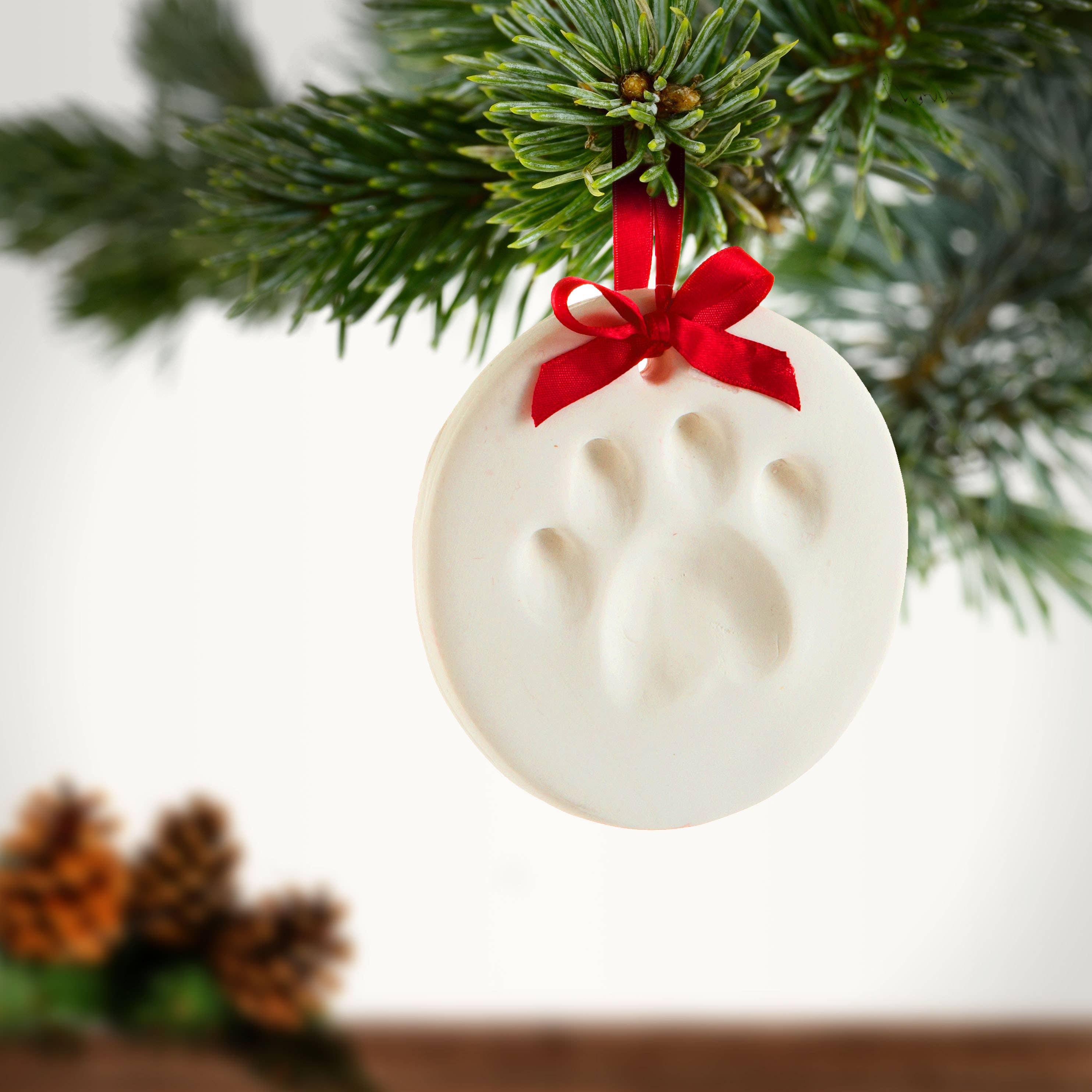 Pearhead - Pet Pawprint Christmas Keepsake Ornament