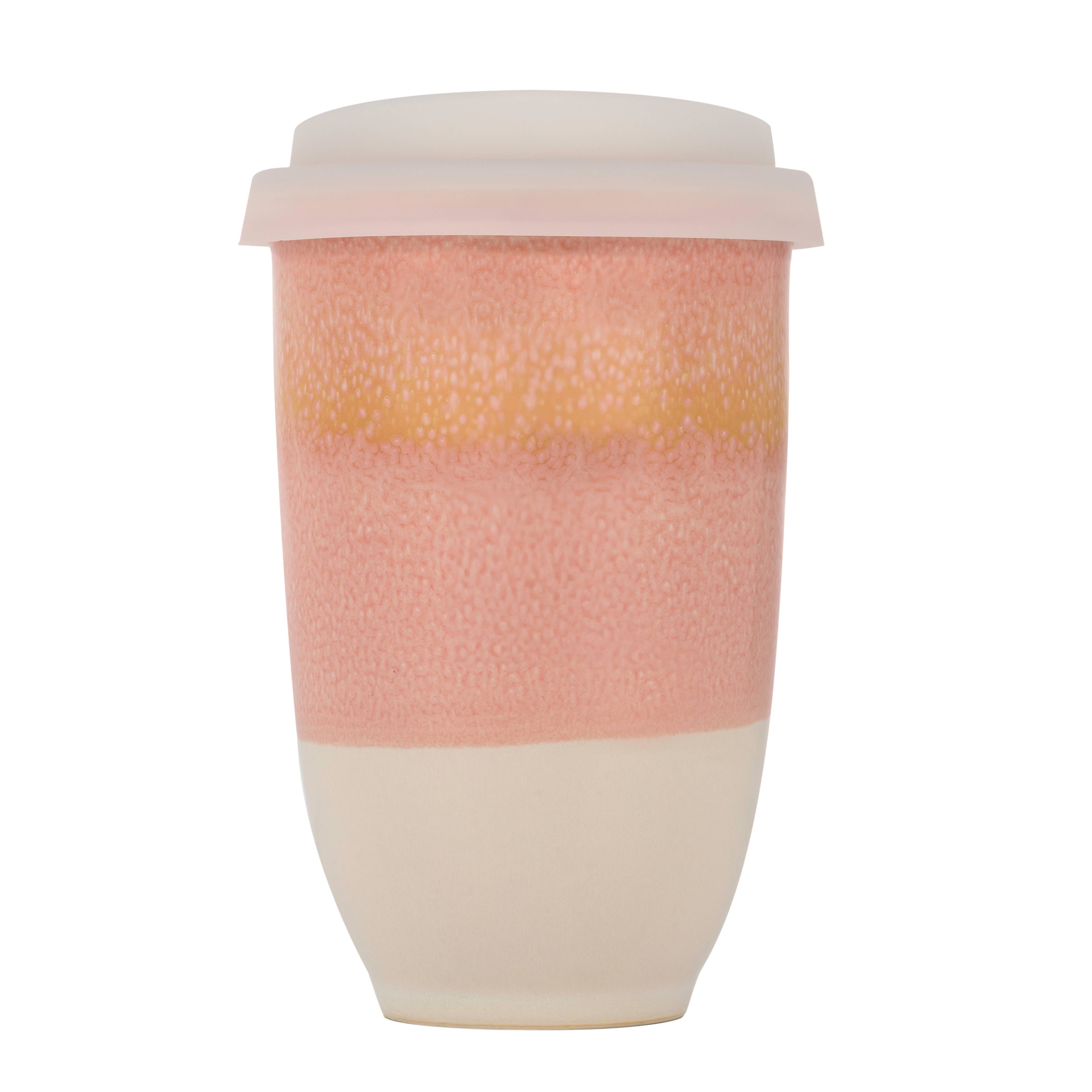Nova Ceramics Travel Mugs - Afterglow 12oz Ceramic Travel Mug – Reusable & Giftable
