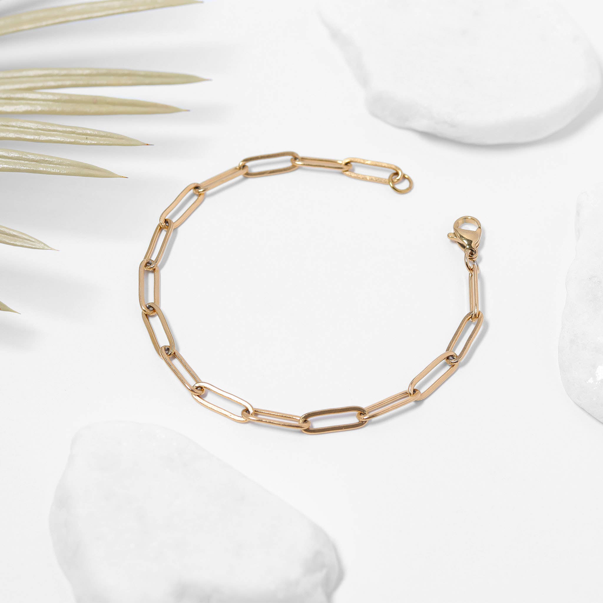 WJW - Stainless Steel Paperclip Chain Bracelet