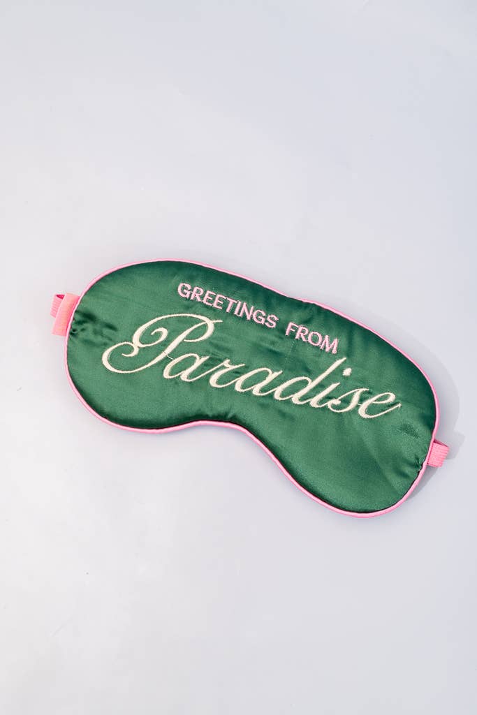 Ban.do - Getaway Eye Mask, Greetings from Paradise