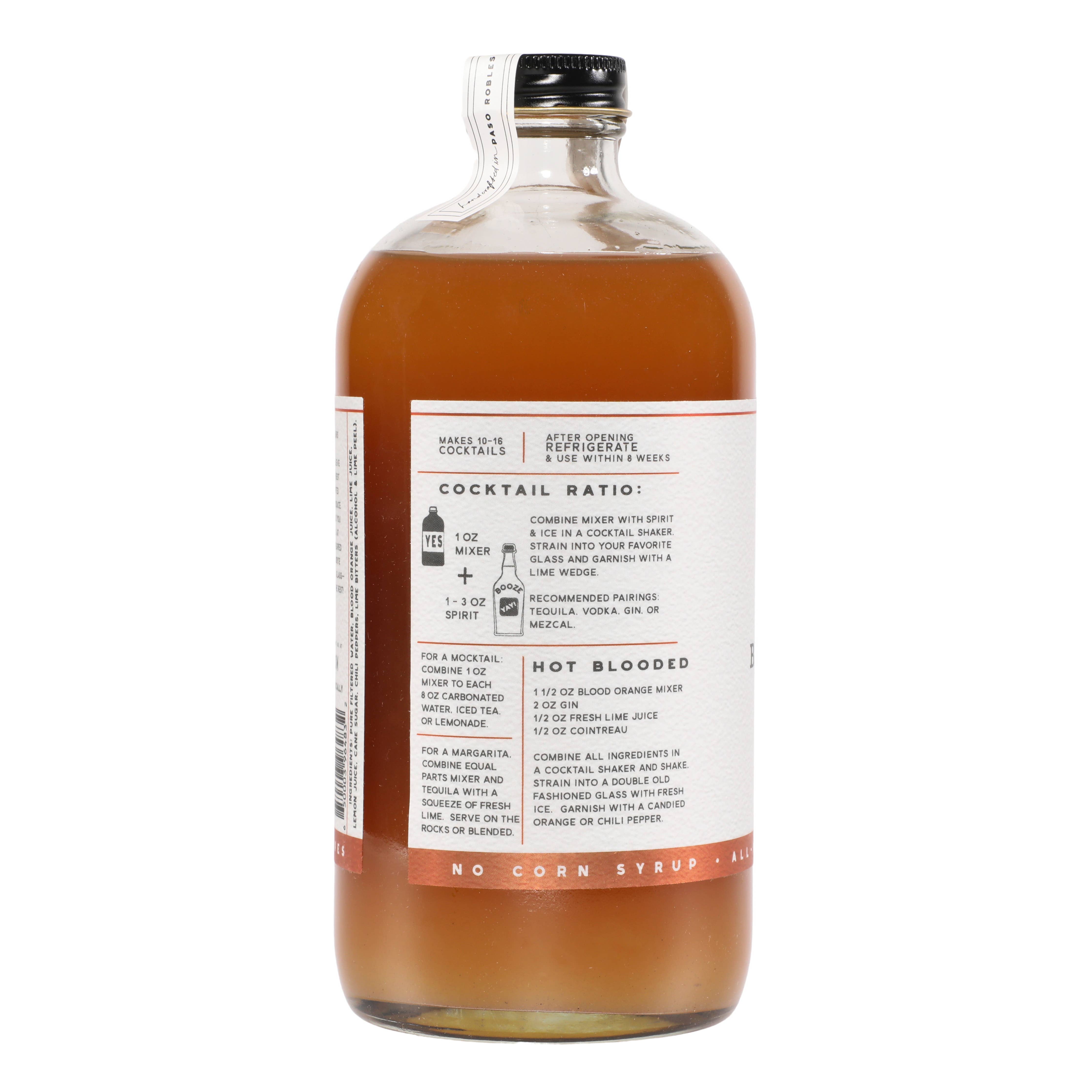 Yes Cocktail Co - Blood Orange & Chili Pepper Cocktail Mixer