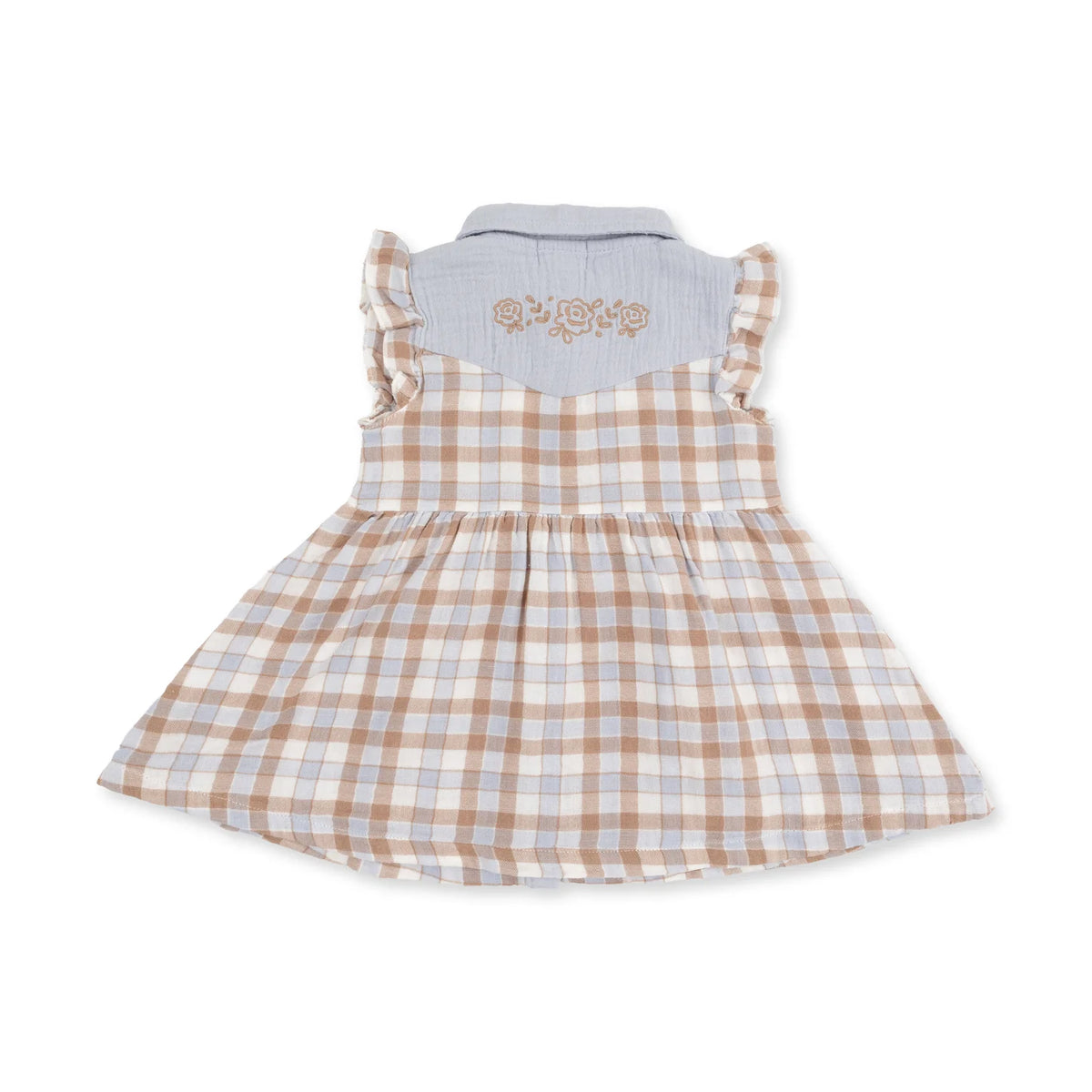 Wild Horses  Long Sleeve Ruffle Bodysuit Dress