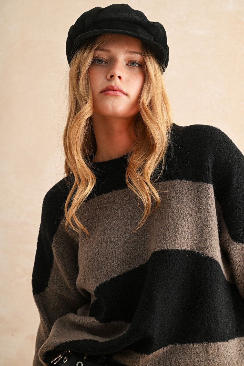 Abstract Pattern Sweater Top